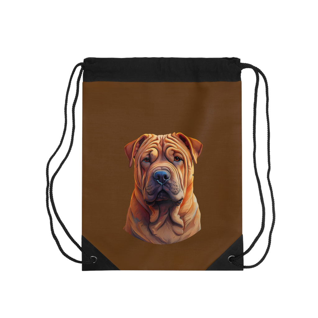 Shar Pei Drawstring Bag