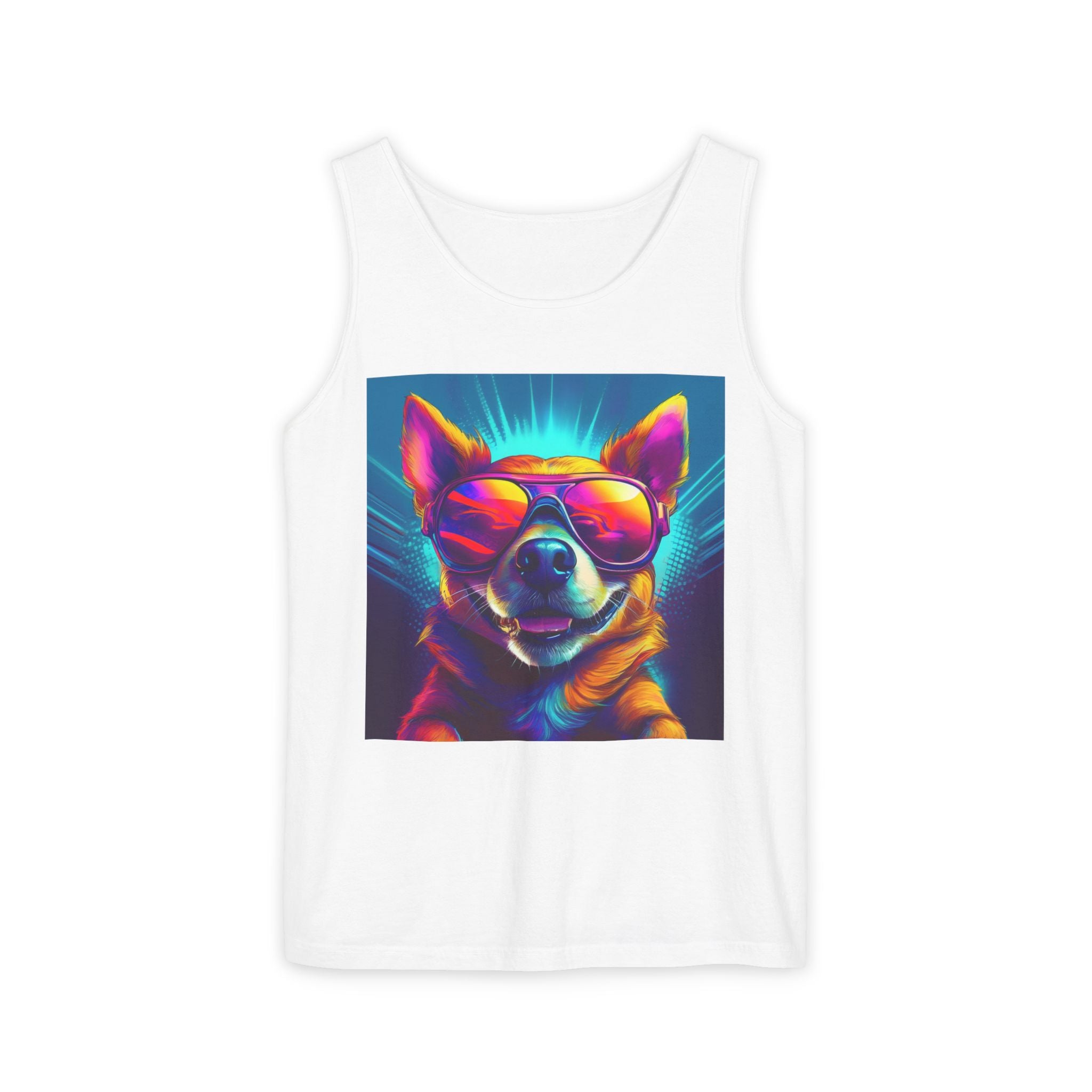 Chihuahua Cool Sunglasses Unisex Tank Top