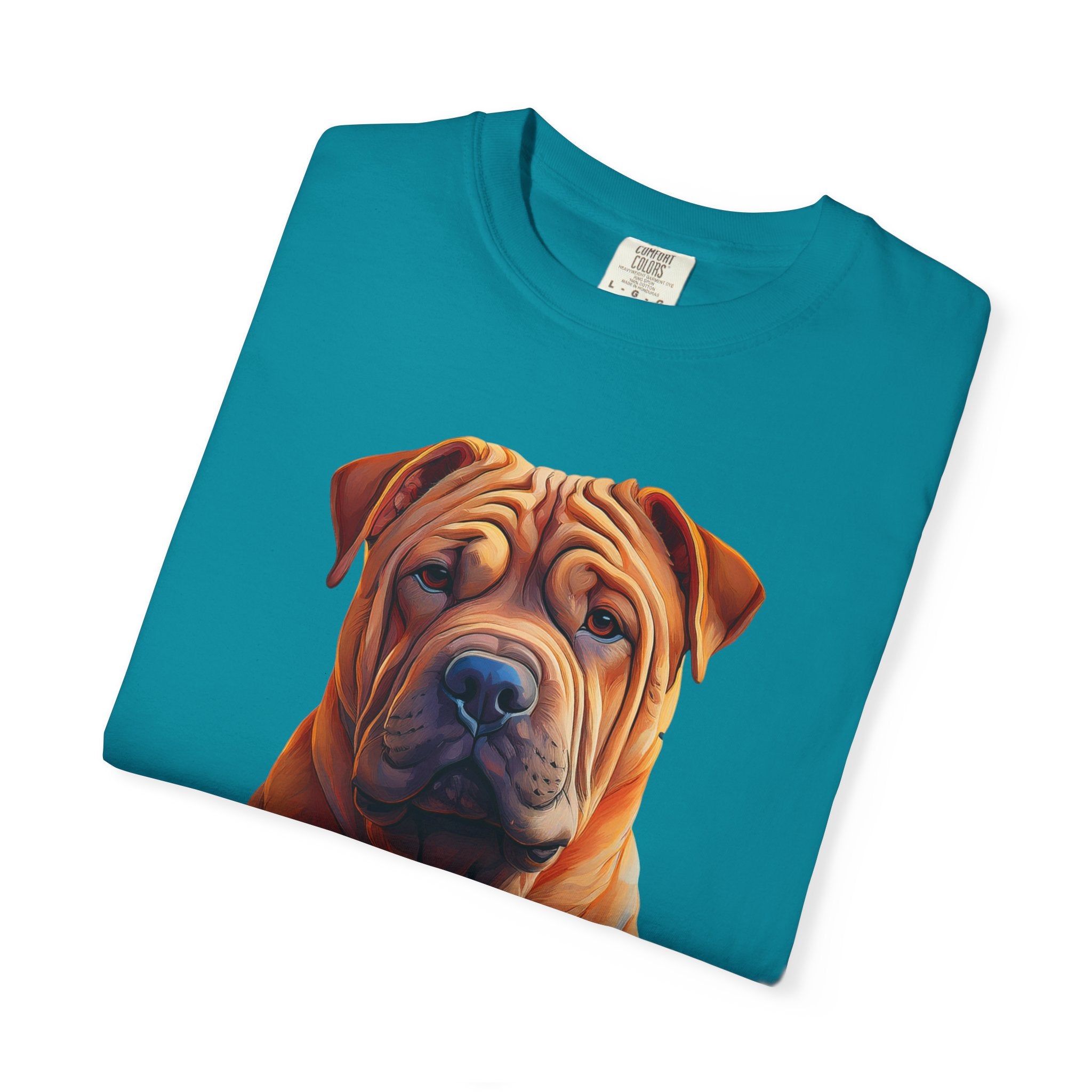 Shar Pei Unisex Garment-Dyed T-shirt