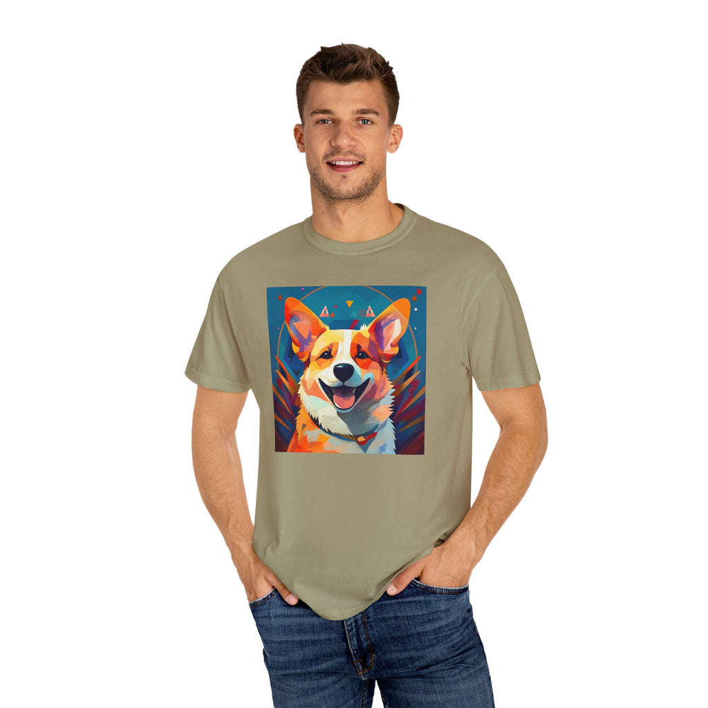 Corgi Unisex Garment-Dyed T-shirt