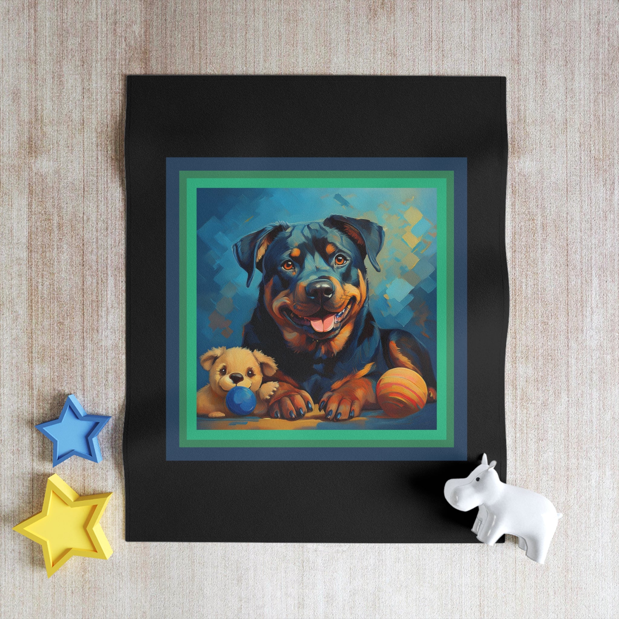 Rottweiler Throw Blanket