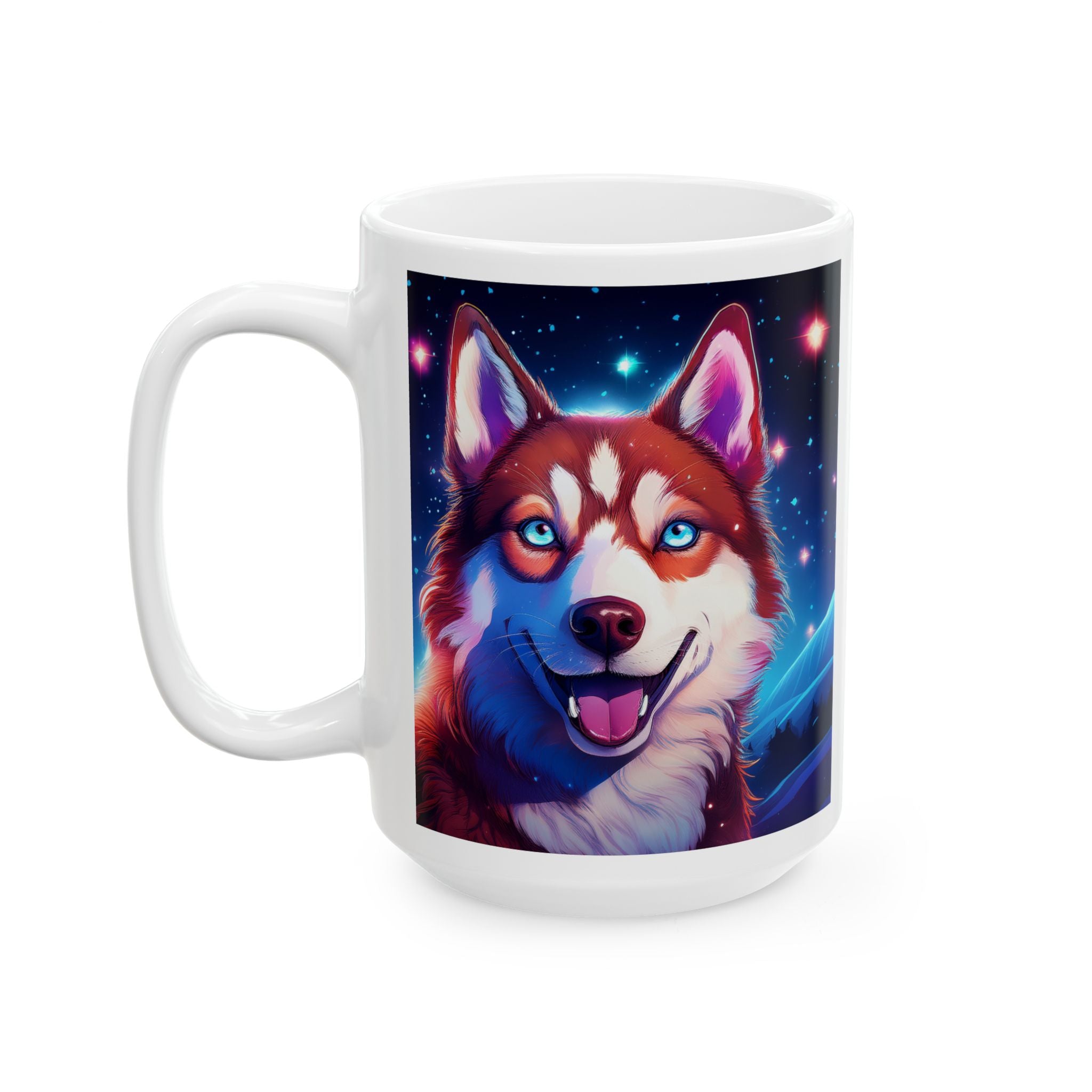 Eskimo Husky Ceramic Mug, (11oz, 15oz)