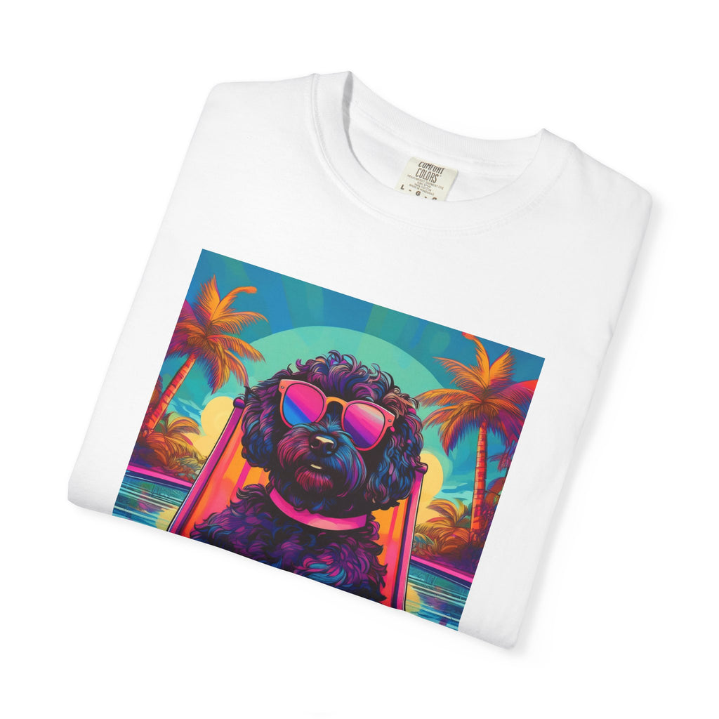 Doodle Poolside Unisex Garment-Dyed T-shirt