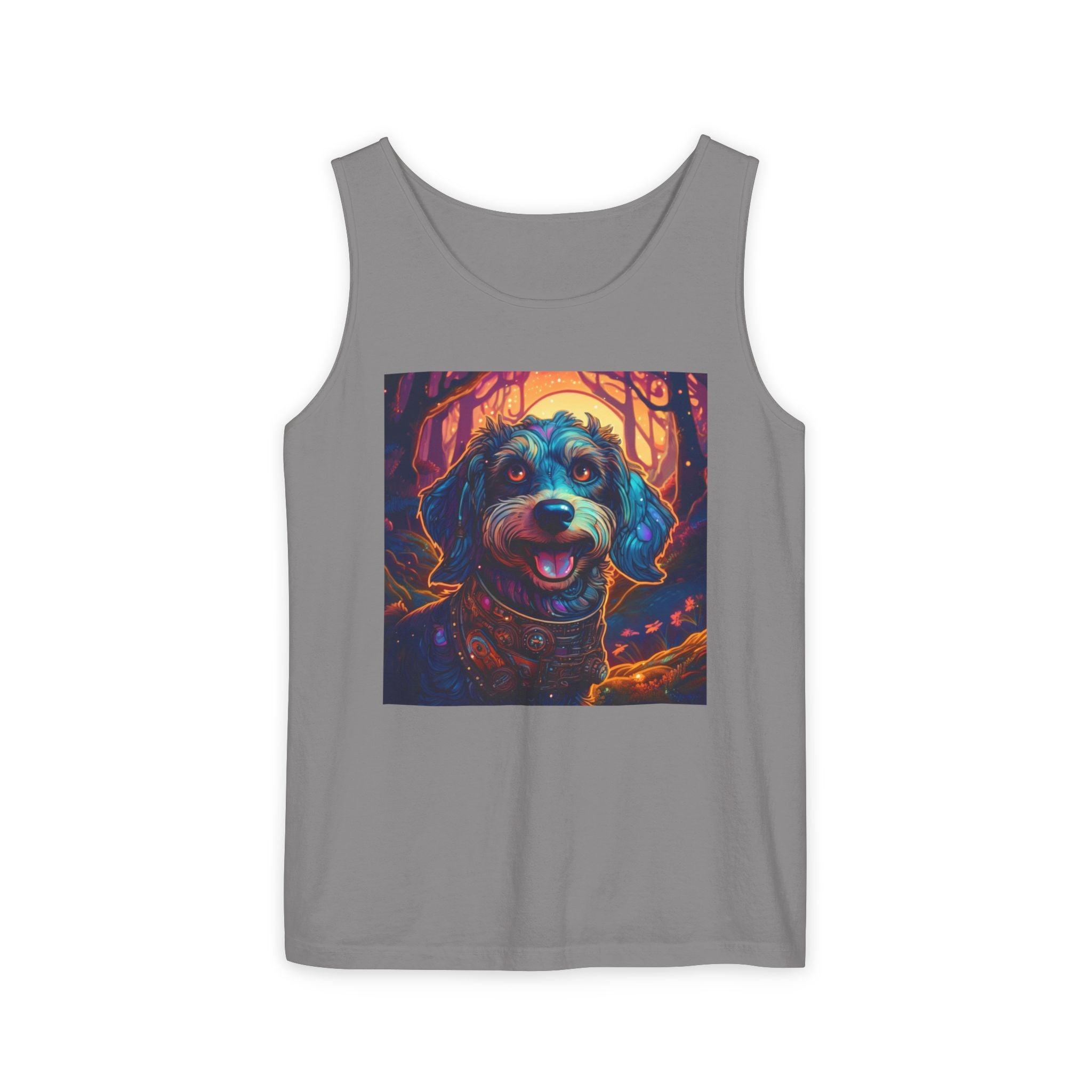 Steampunk Dachshund Unisex Tank Top