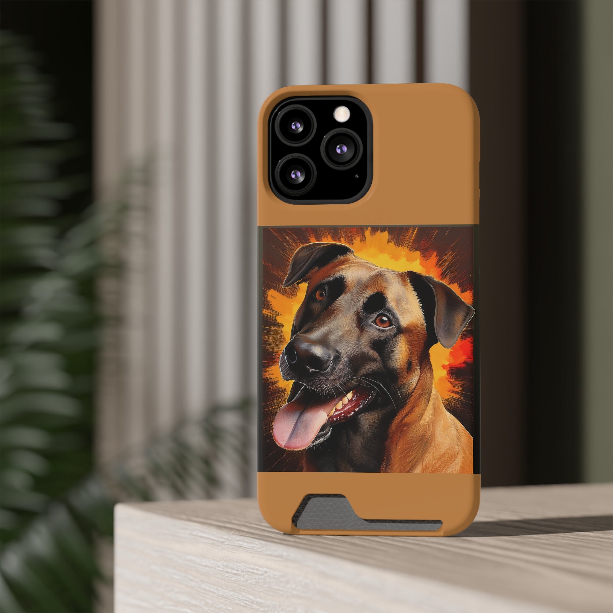 Belgian Malinois Shepherd Phone Case with Card Holder