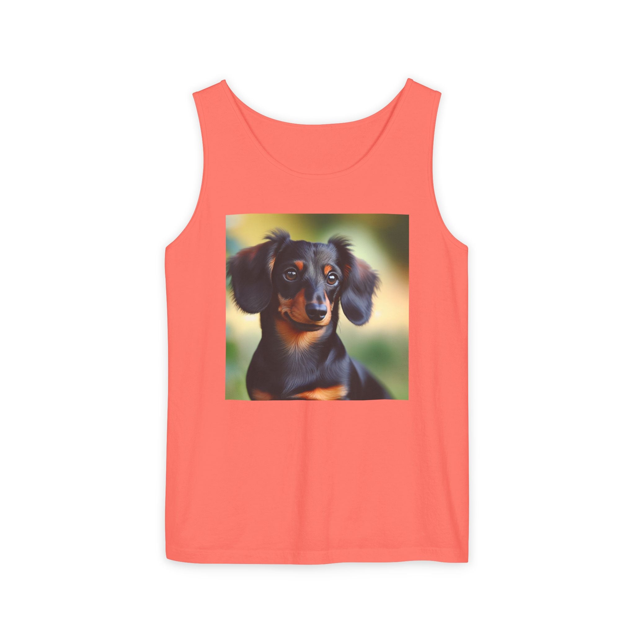 Black/Brown Dachshund Unisex Tank Top