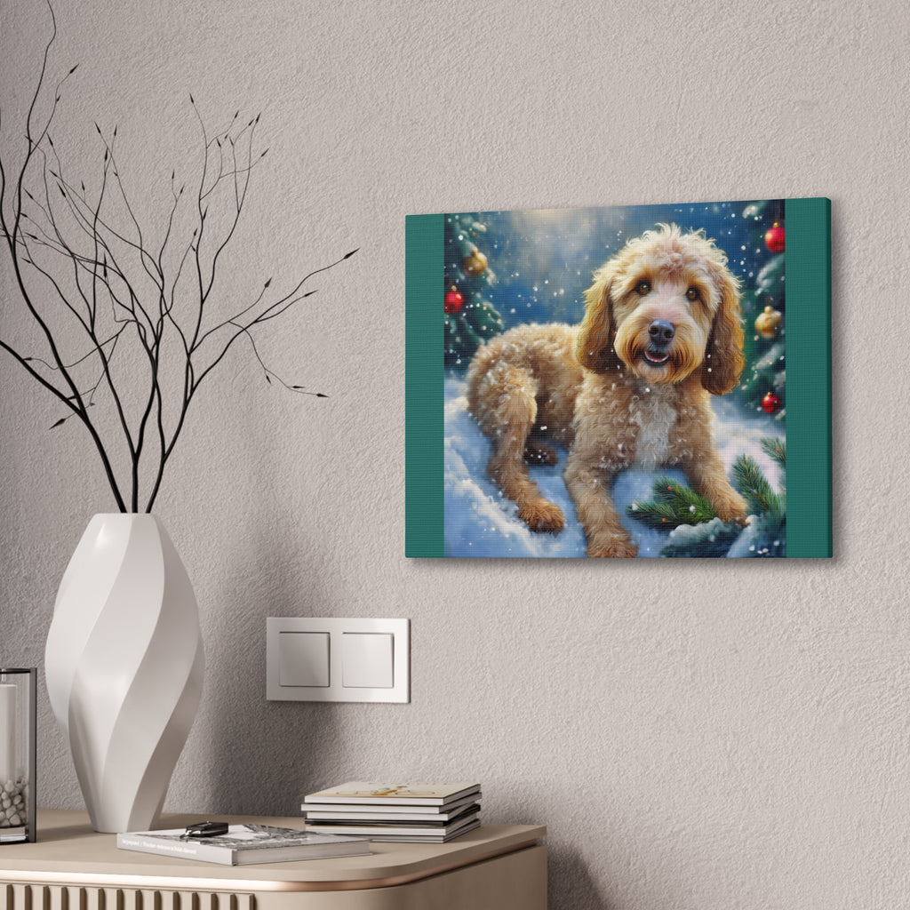 Doodle Holiday Canvas Painting