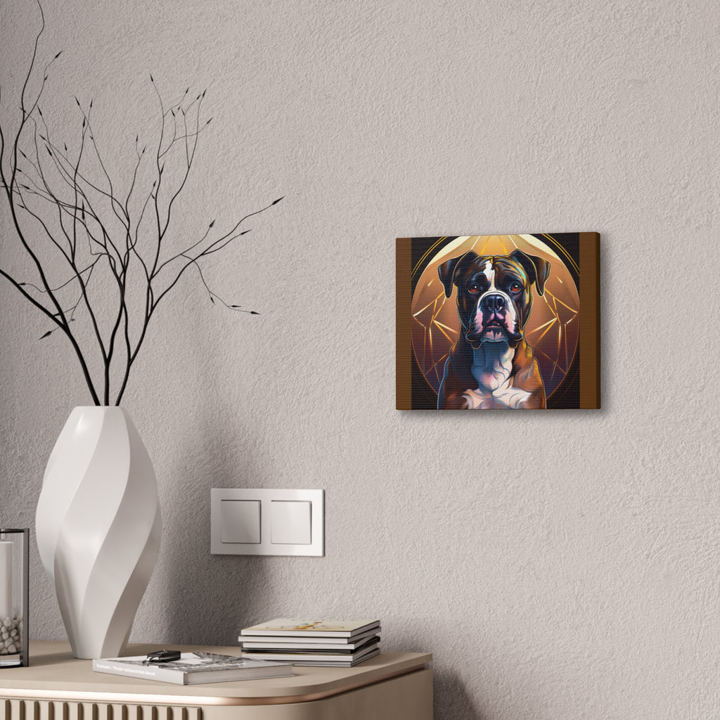 Brindle Gold Canvas Painting