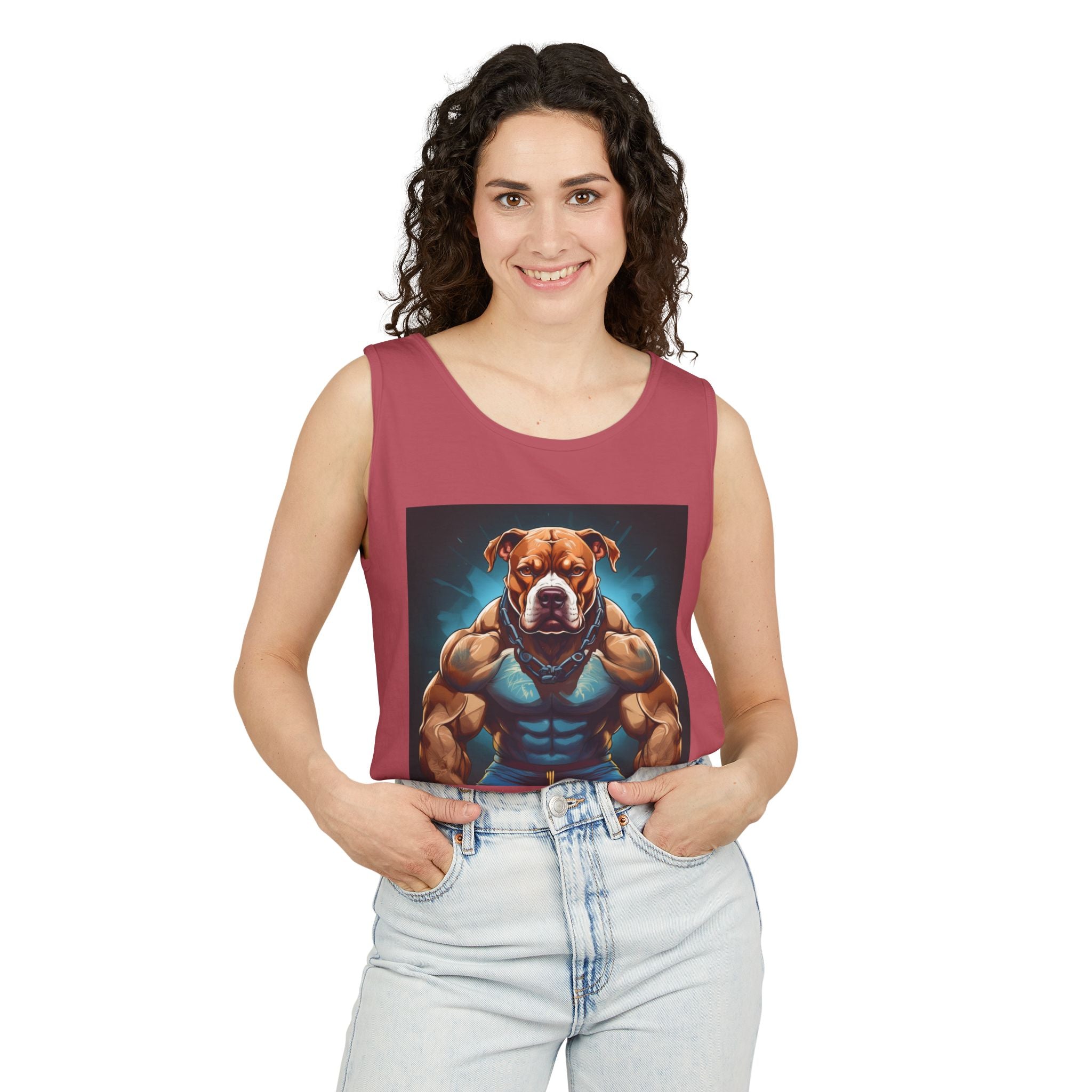 Pitbull Body Builder Unisex Tank Top
