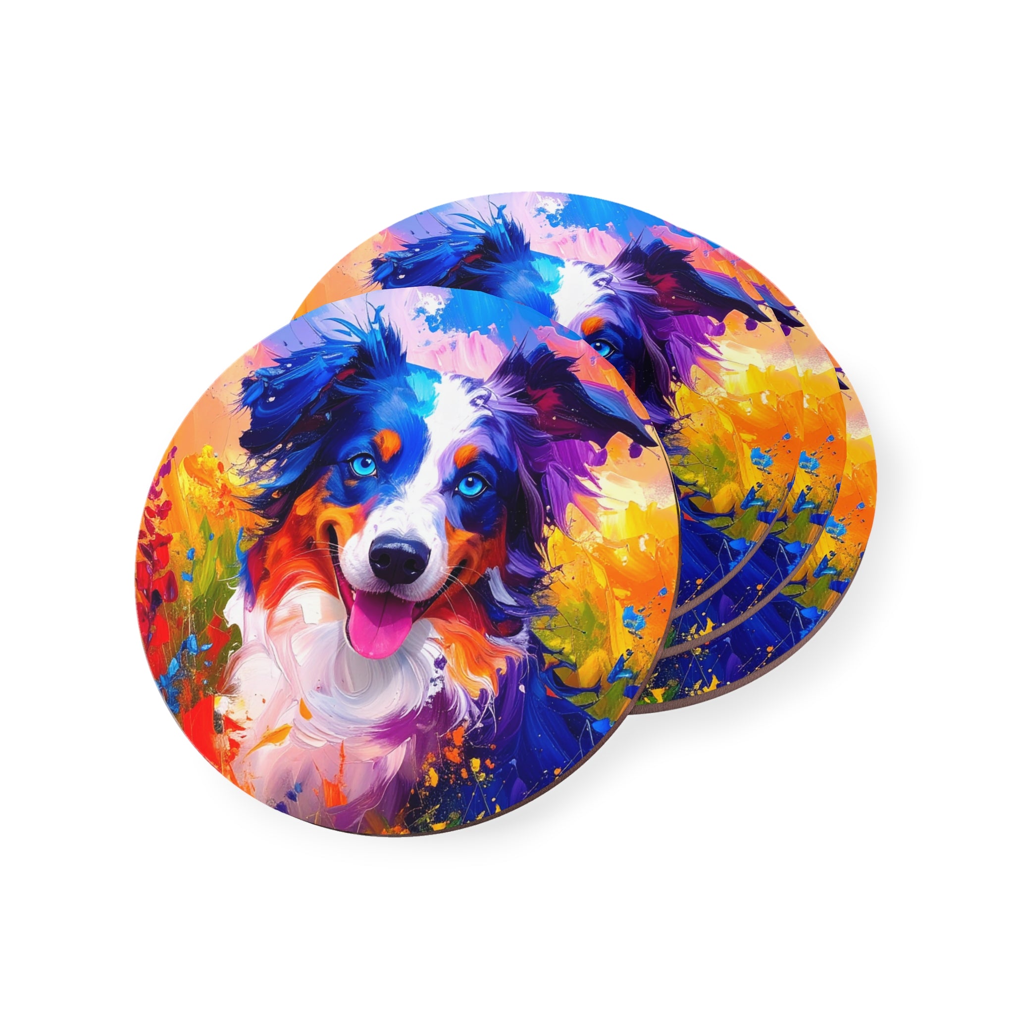Aussie Shepherd Coasters