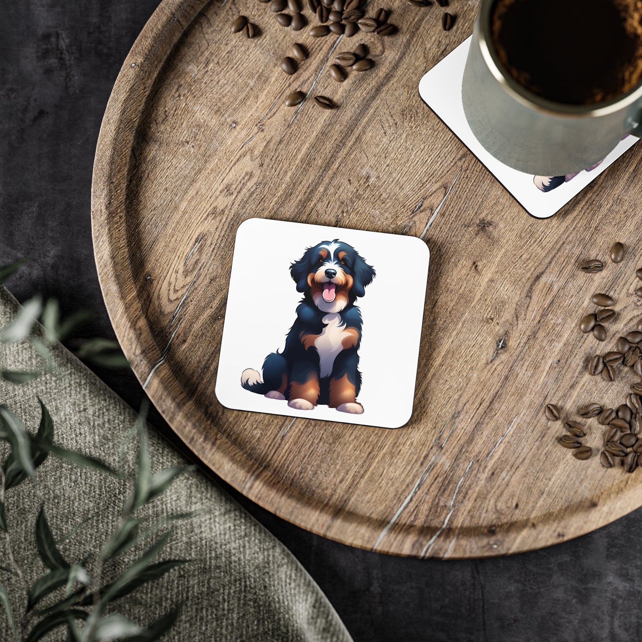 Bernedoodle Coasters