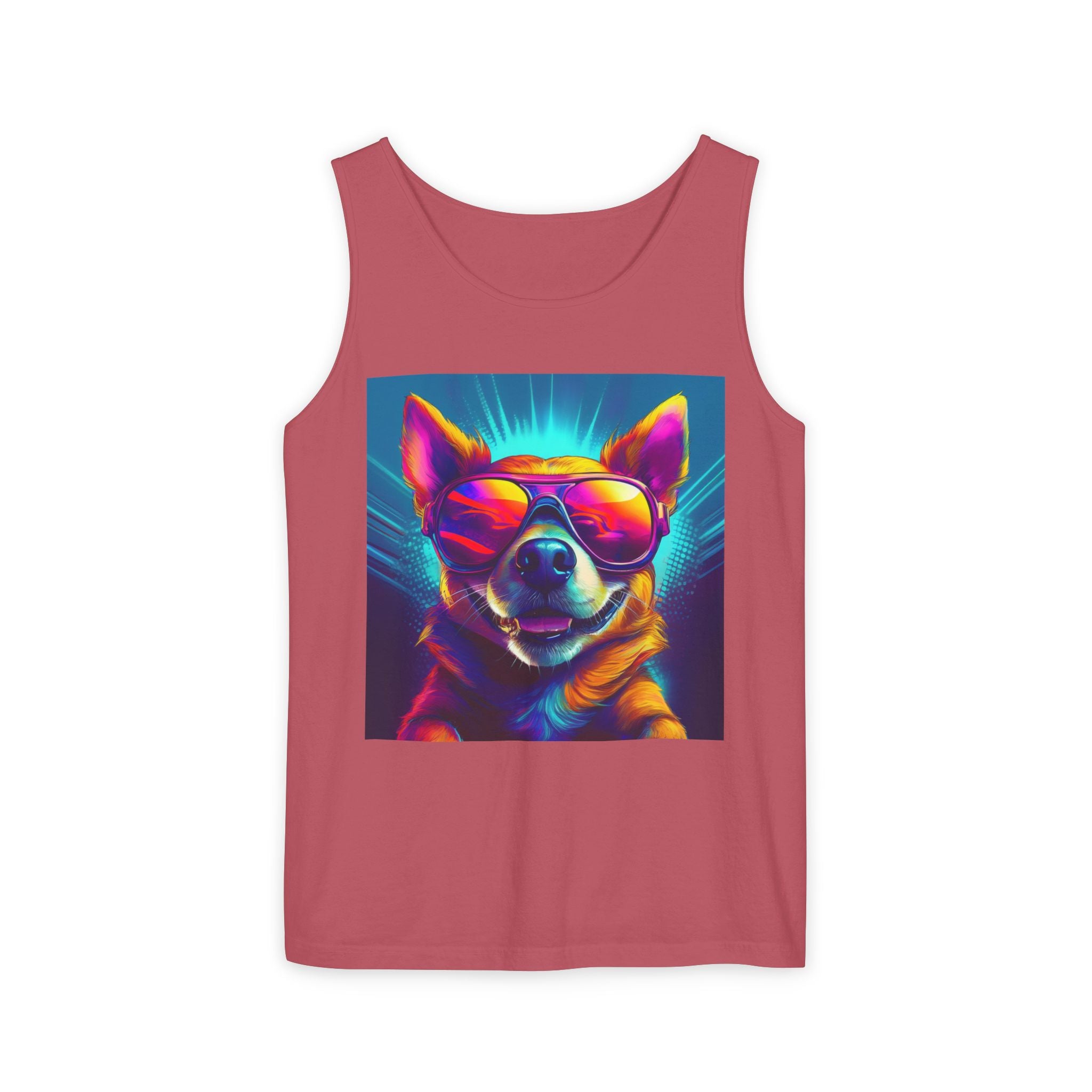 Chihuahua Cool Sunglasses Unisex Tank Top
