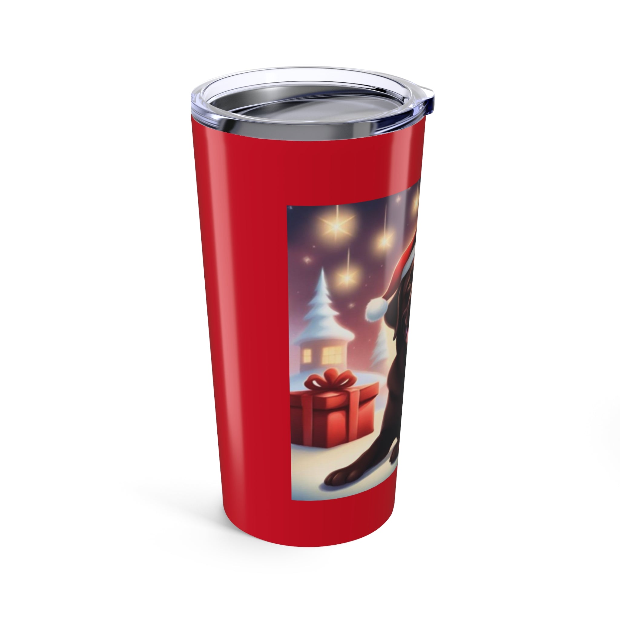 Chocolate Lab Holiday Tumbler 20oz