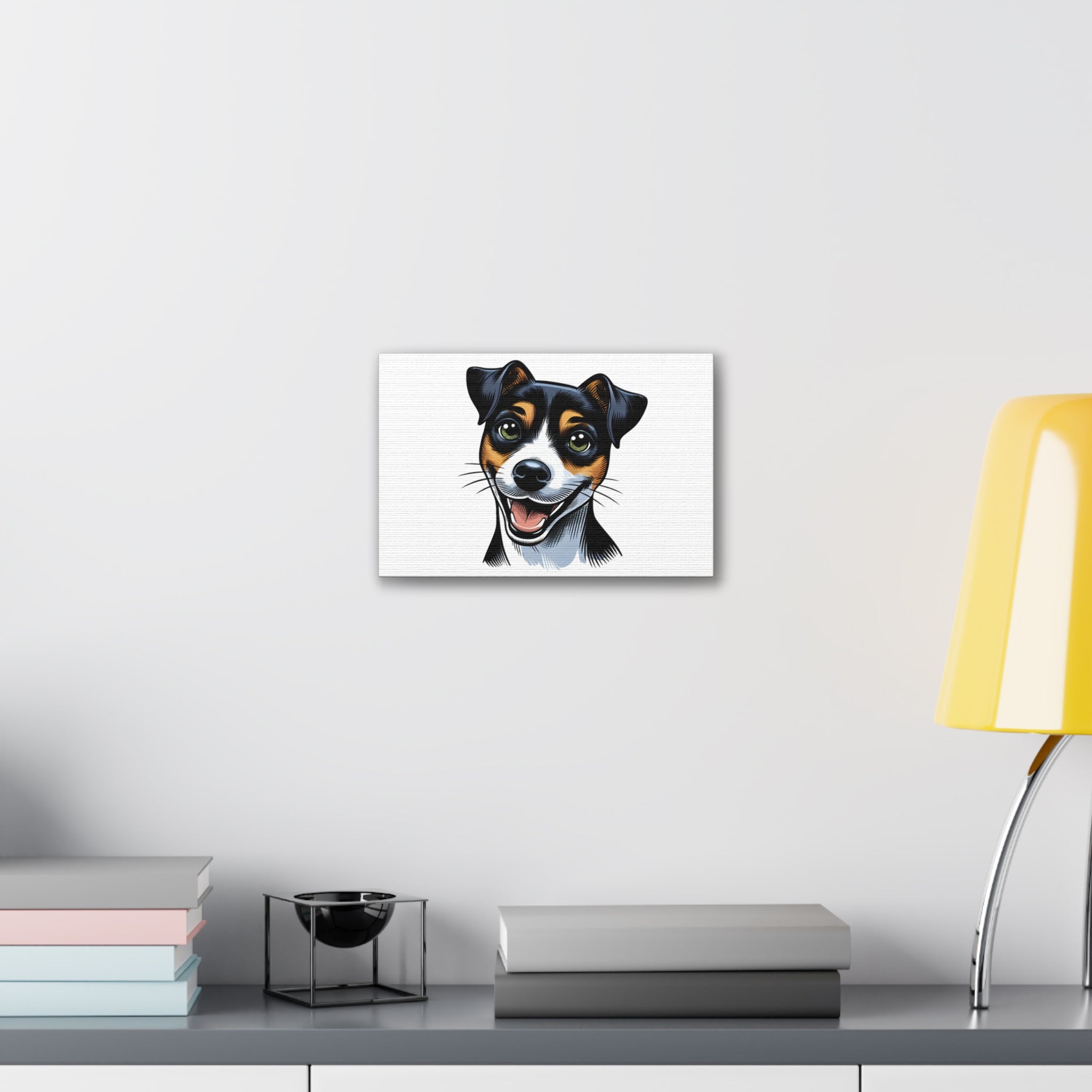 Jack Russel Canvas Stretched, 0.75"