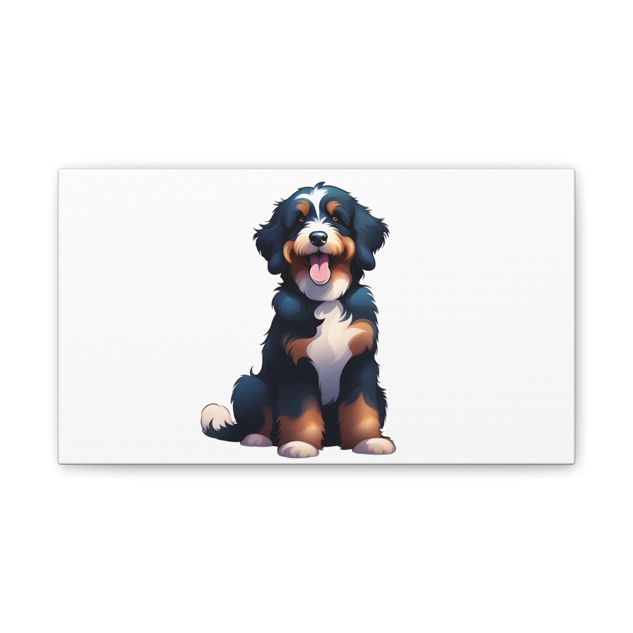 Bernedoodle Canvas Stretched, 0.75"