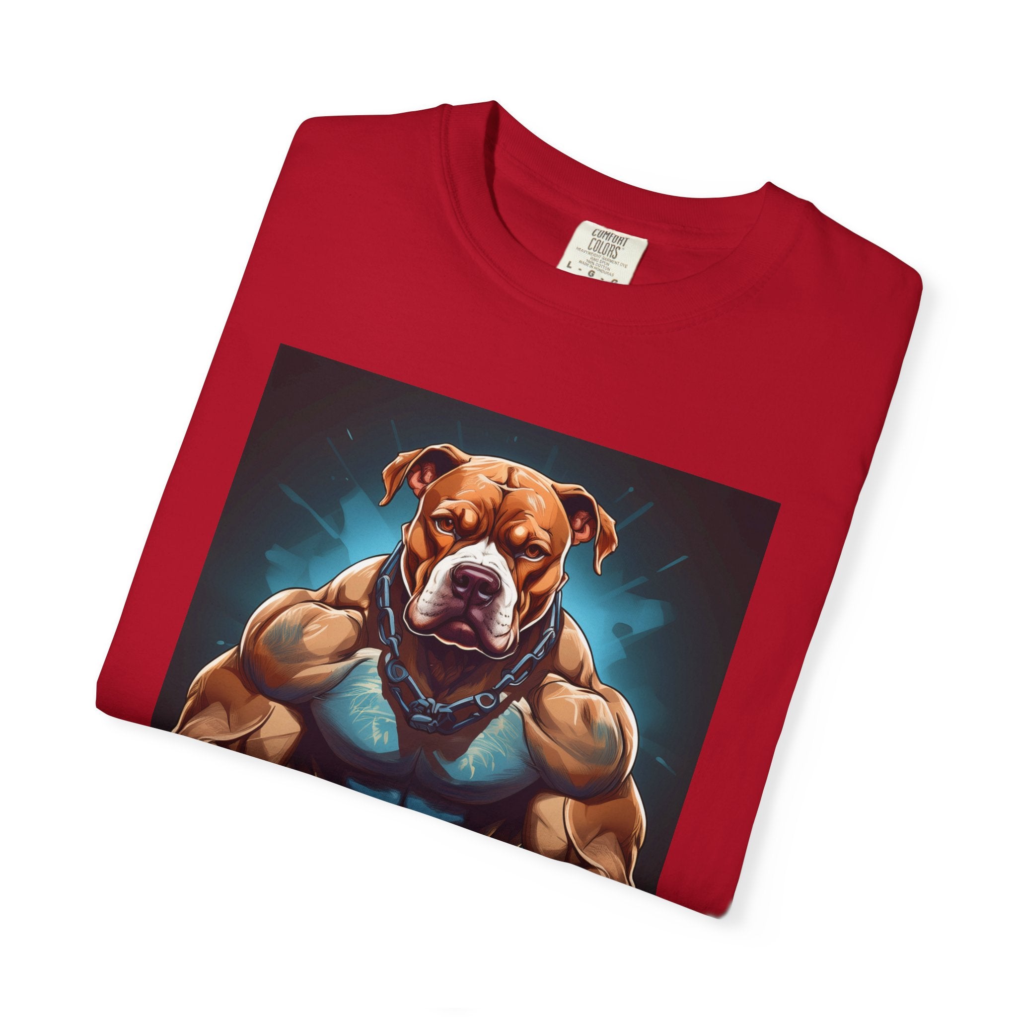 Pitbull Body Builder Unisex Garment-Dyed T-shirt