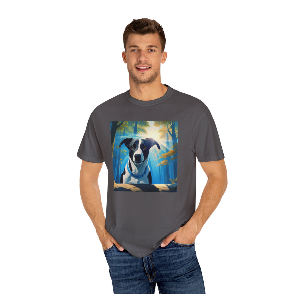 Coonhound Forest Unisex Garment-Dyed T-shirt