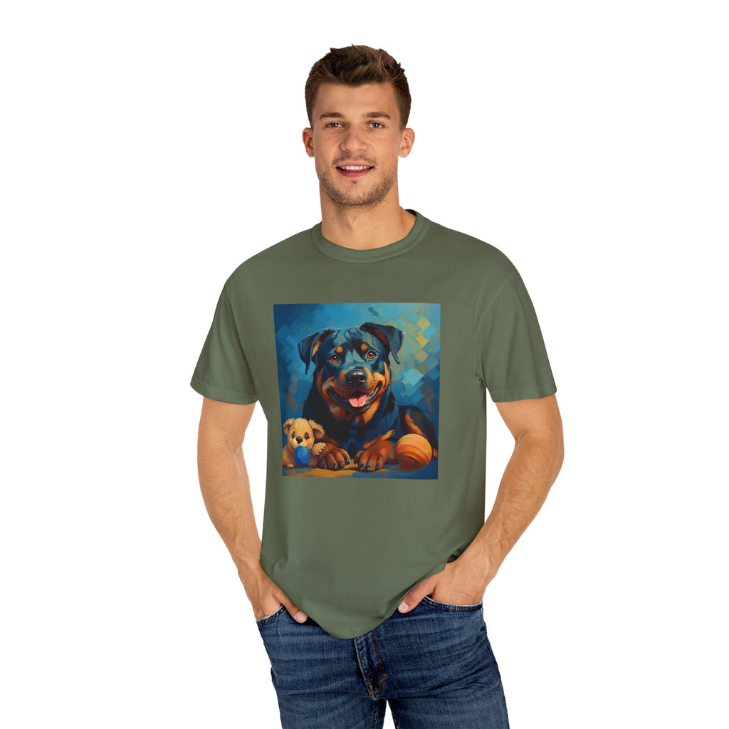 Rottweiler Unisex Garment-Dyed T-shirt
