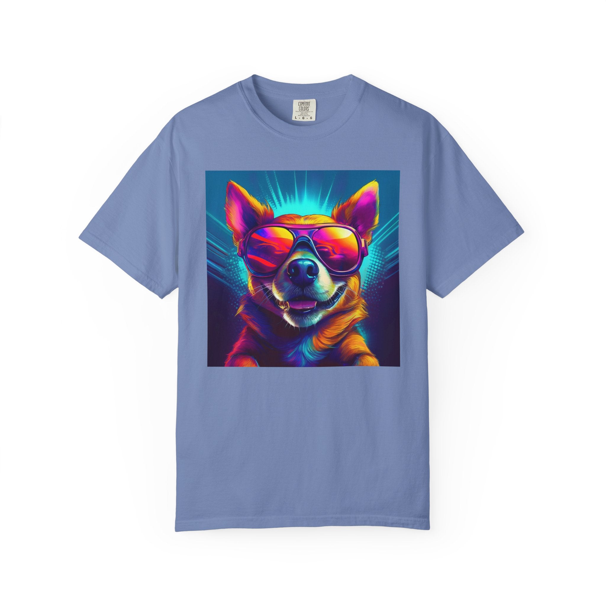 Chihuahua Cool Sunglasses Unisex Garment-Dyed T-shirt