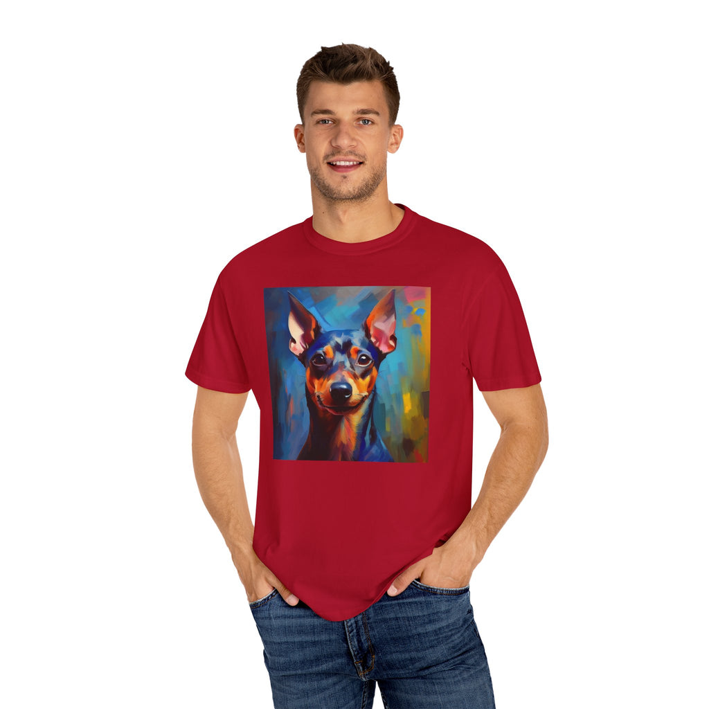 Miniature Pinscher Unisex Garment-Dyed T-shirt