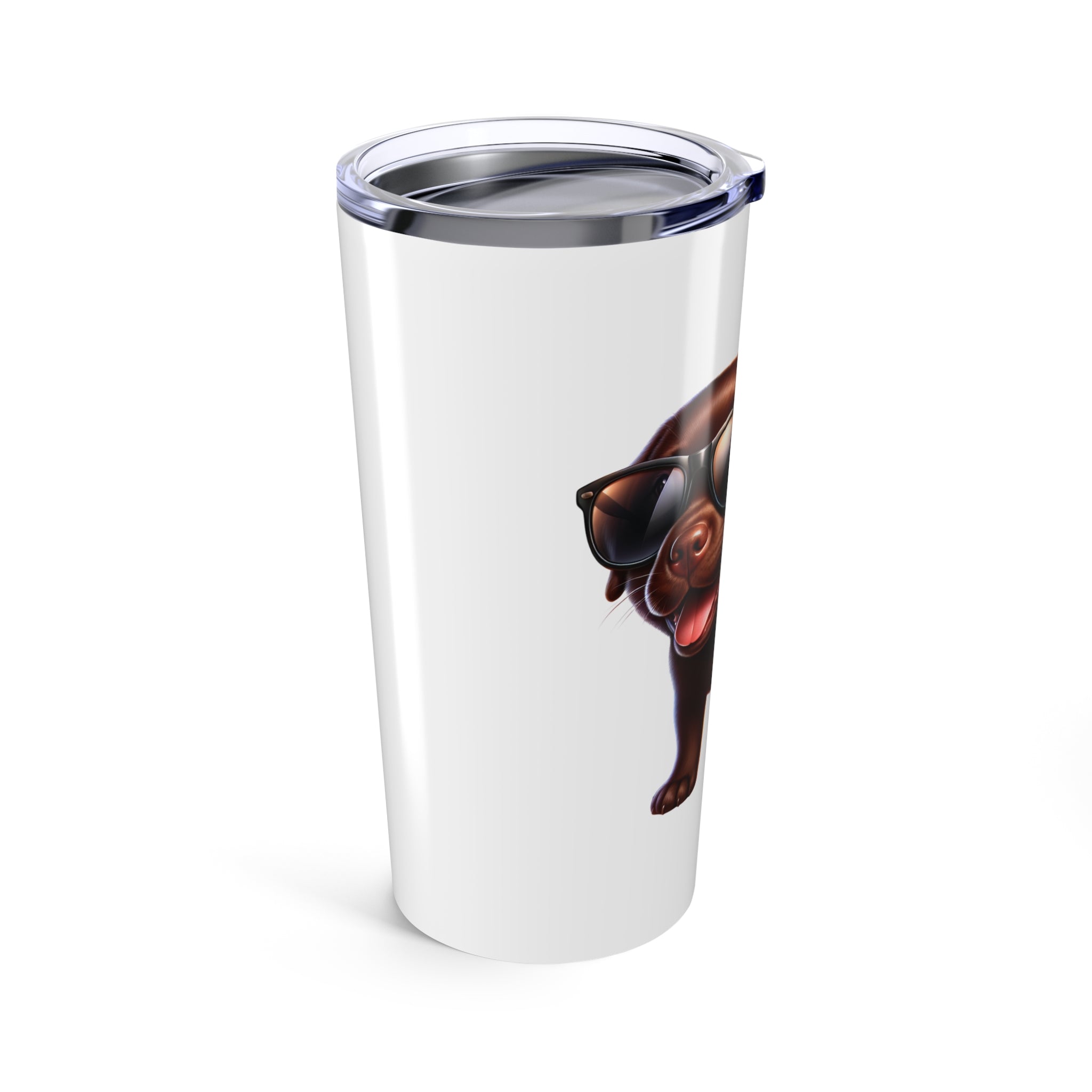 Chocolate Lab w/ Sunglasses Tumbler 20oz