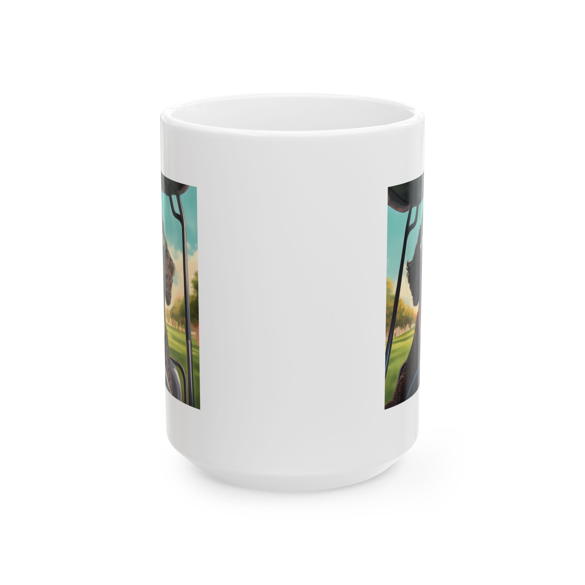 Doodle Golf Cart Ceramic Mug, (11oz, 15oz)