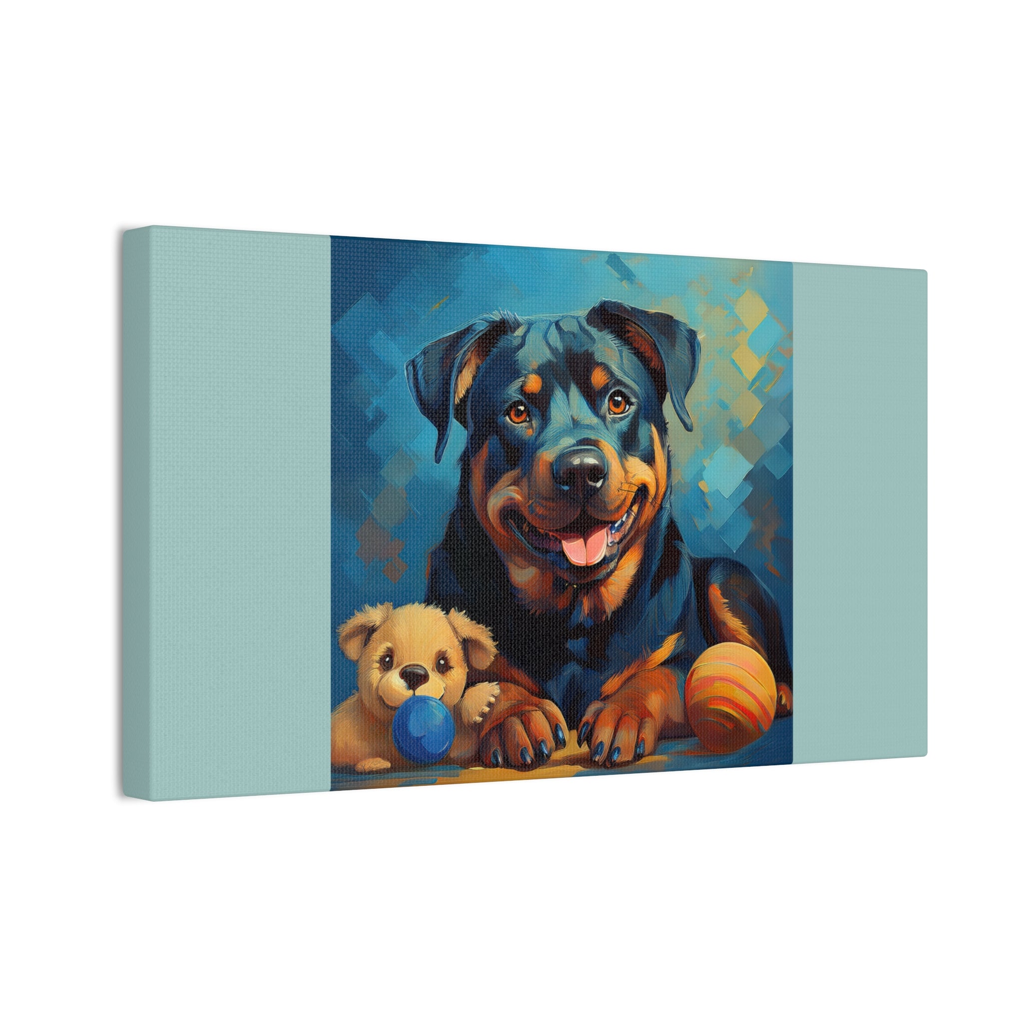 Rottweiler Canvas Painting