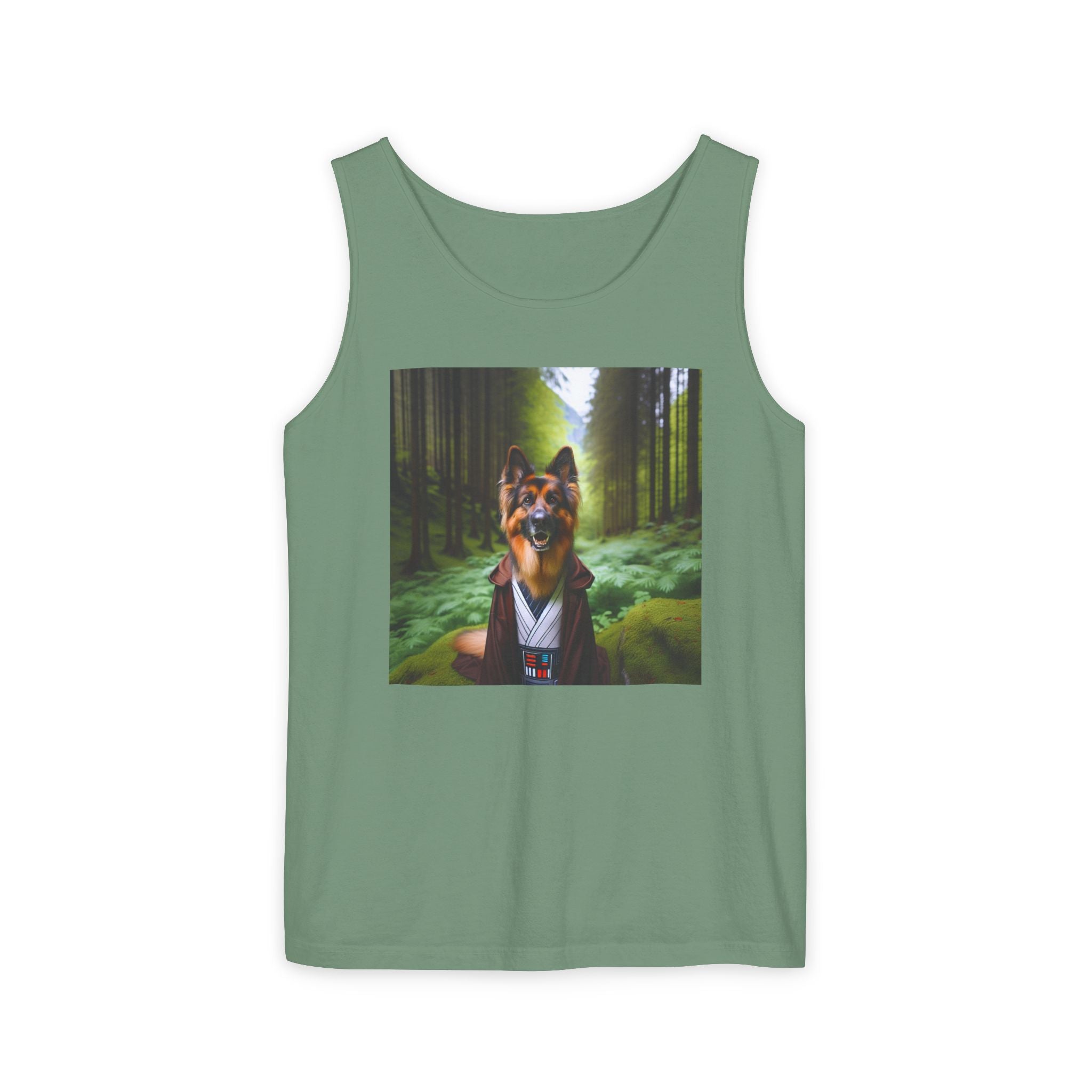 German Shepherd Forest Knight Unisex Tank Top