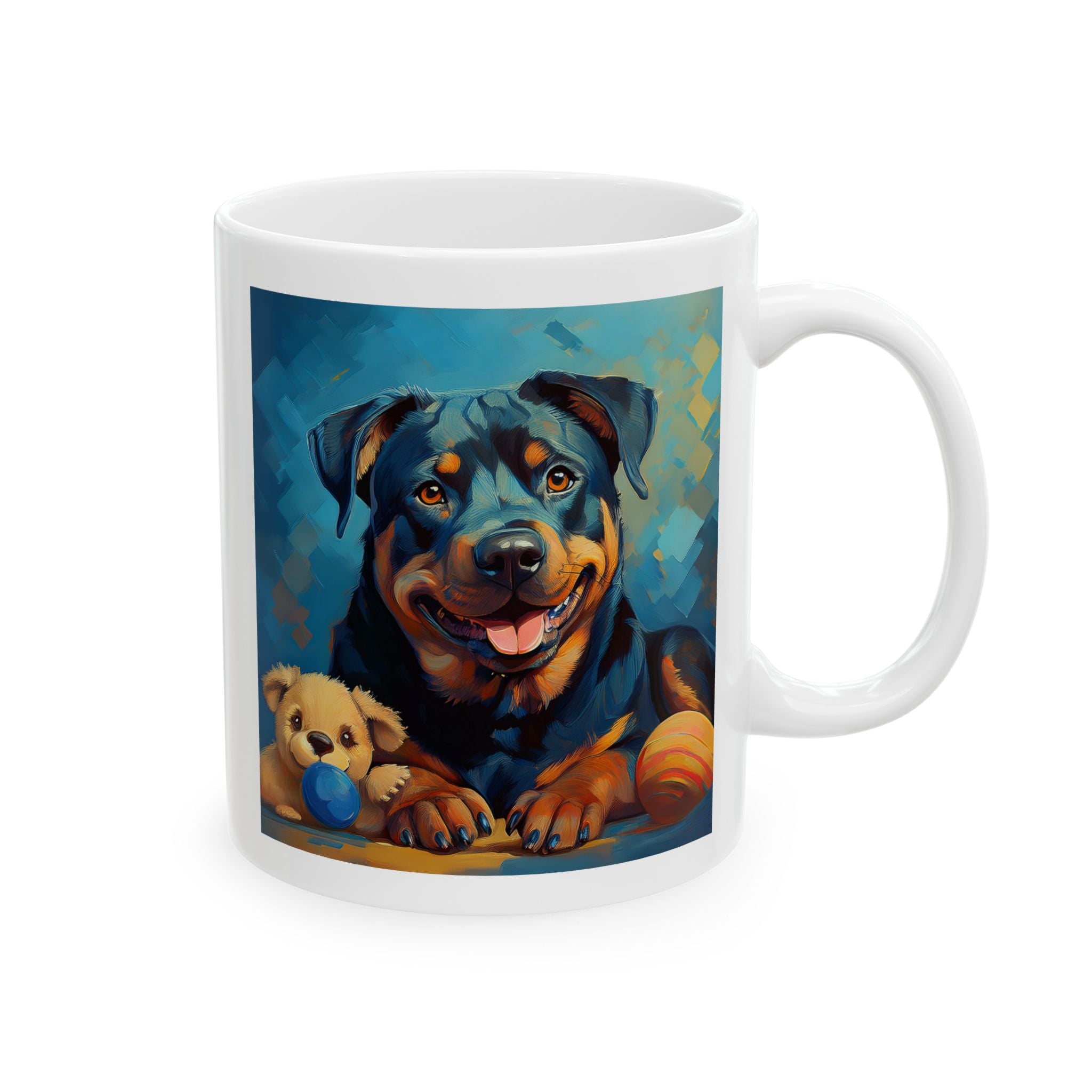 Rottweiler Ceramic Mug, (11oz, 15oz)