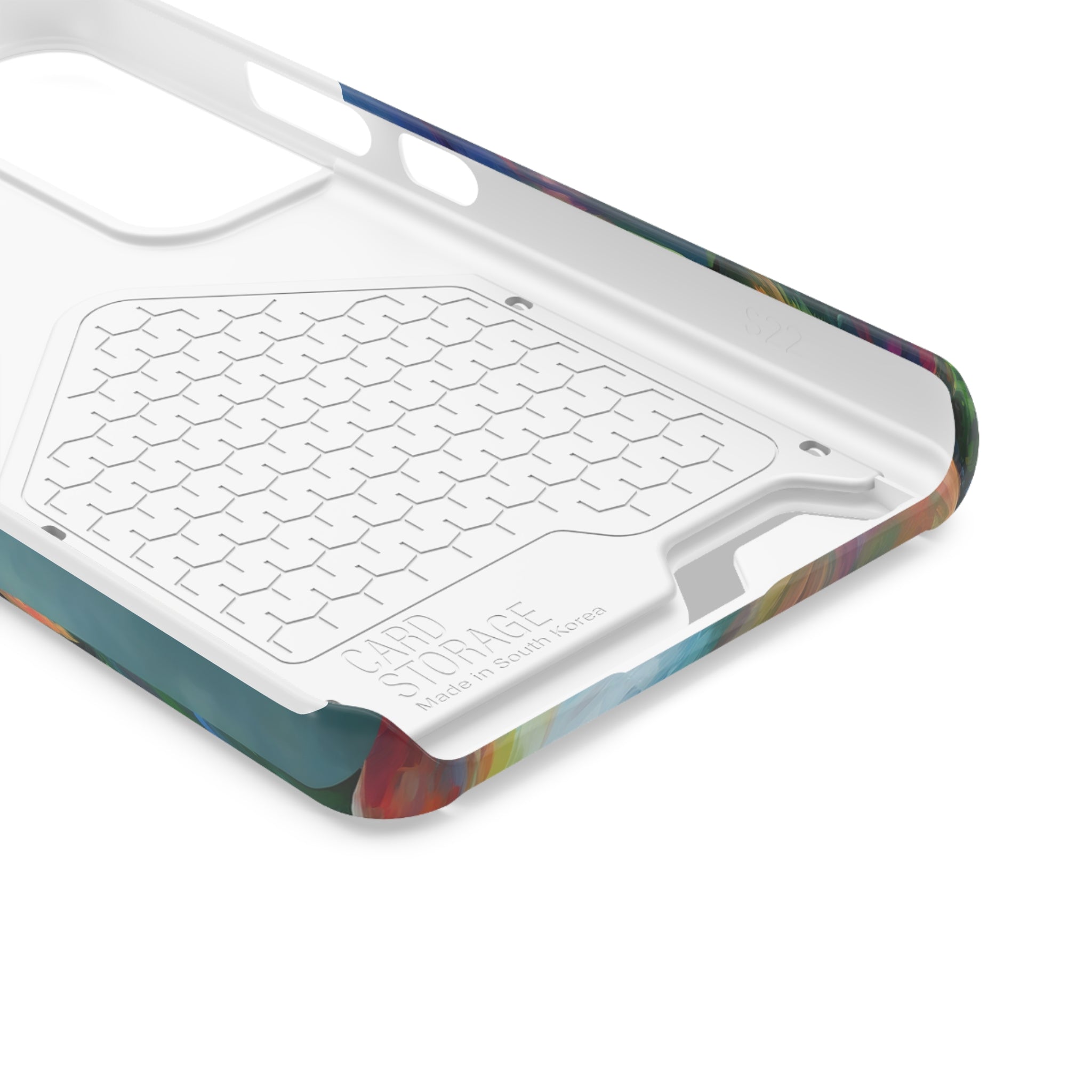 Boxer Rainbow Sky Phone Case with Card Holder