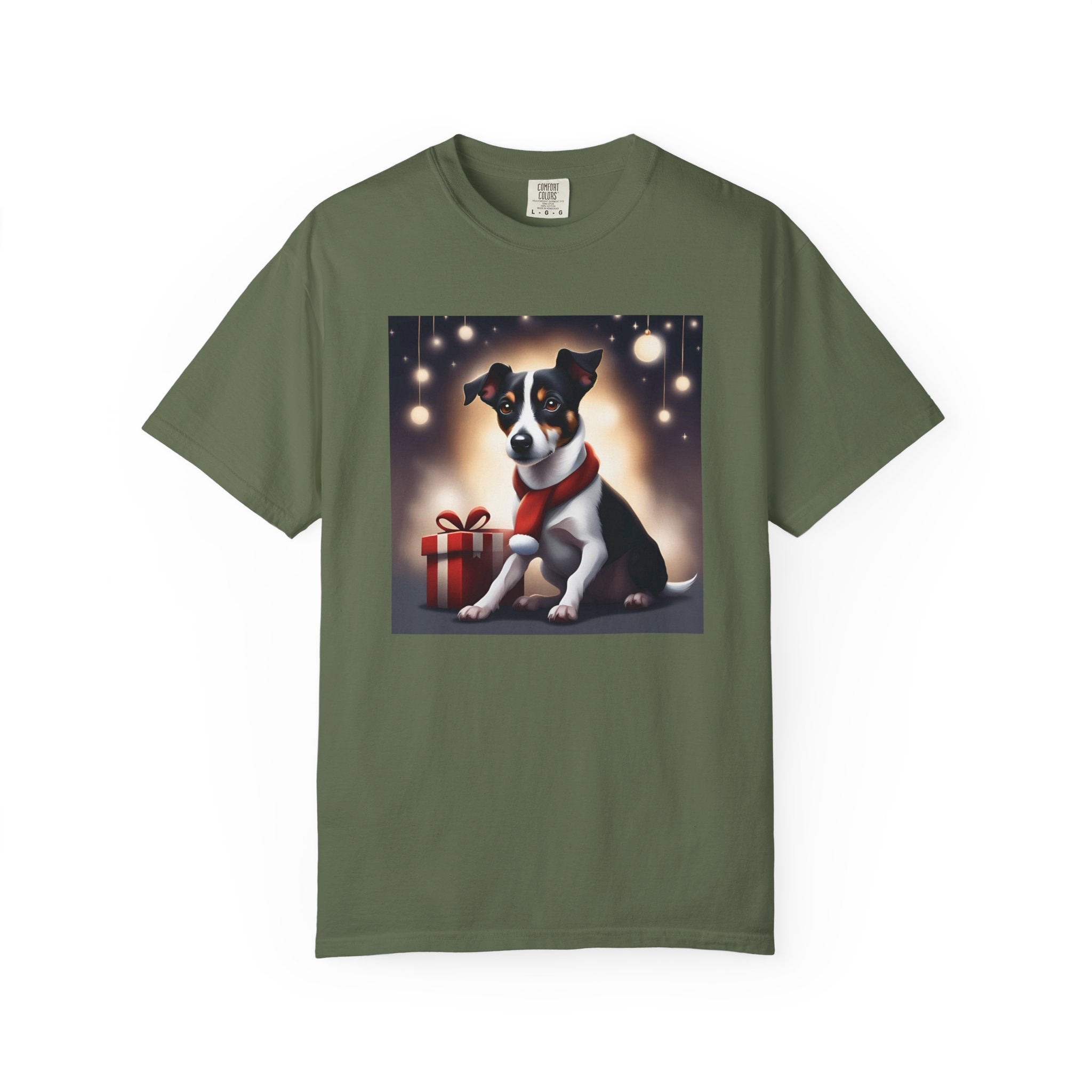 Jack Russel Holiday Unisex Garment-Dyed T-shirt