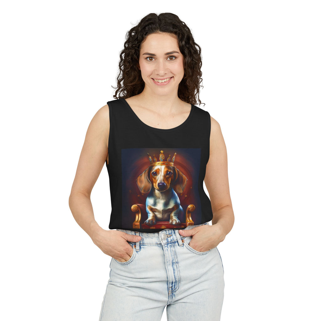 Dachshund Royal Unisex Tank Top