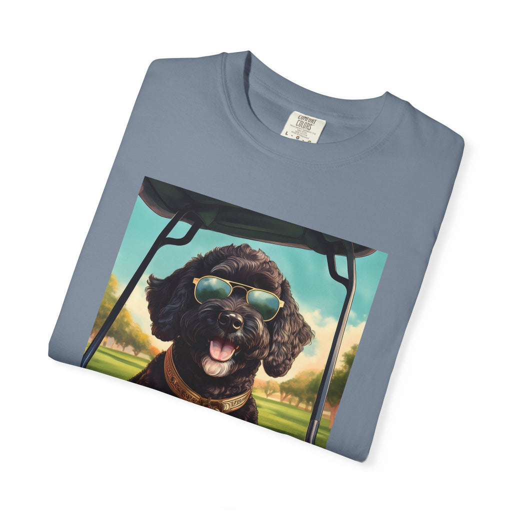 Doodle Golf Cart Unisex Garment-Dyed T-shirt