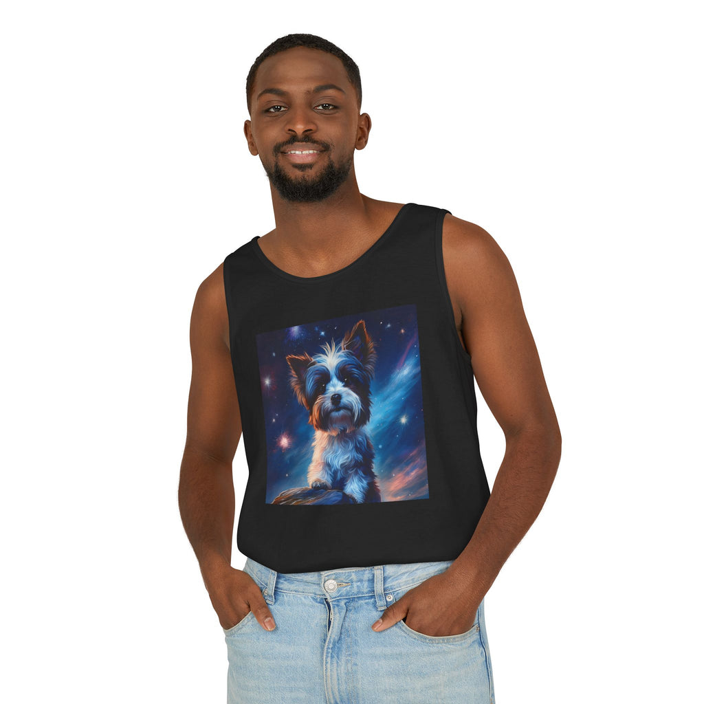 Biewer Terrier Stary Night Unisex Tank Top