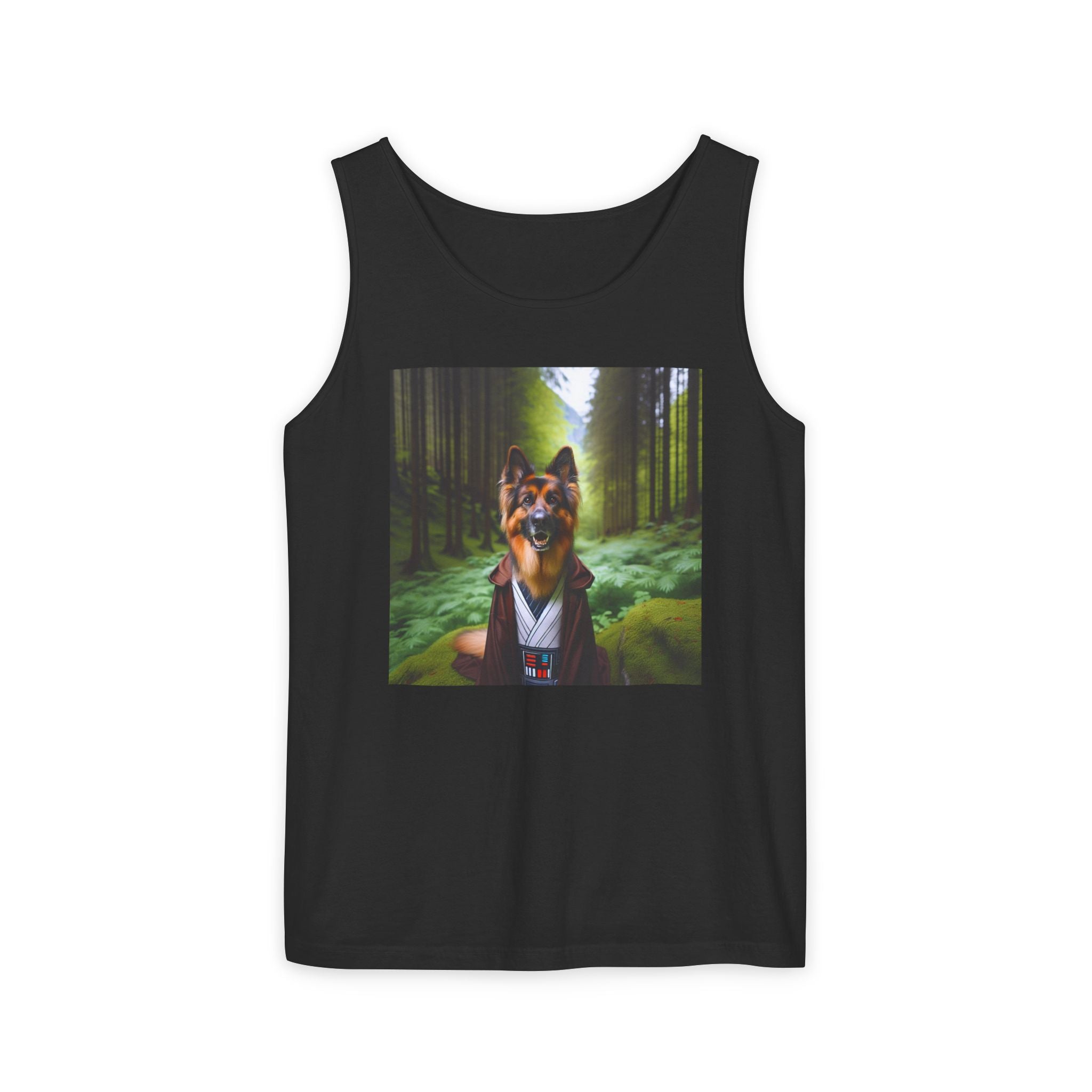 German Shepherd Forest Knight Unisex Tank Top