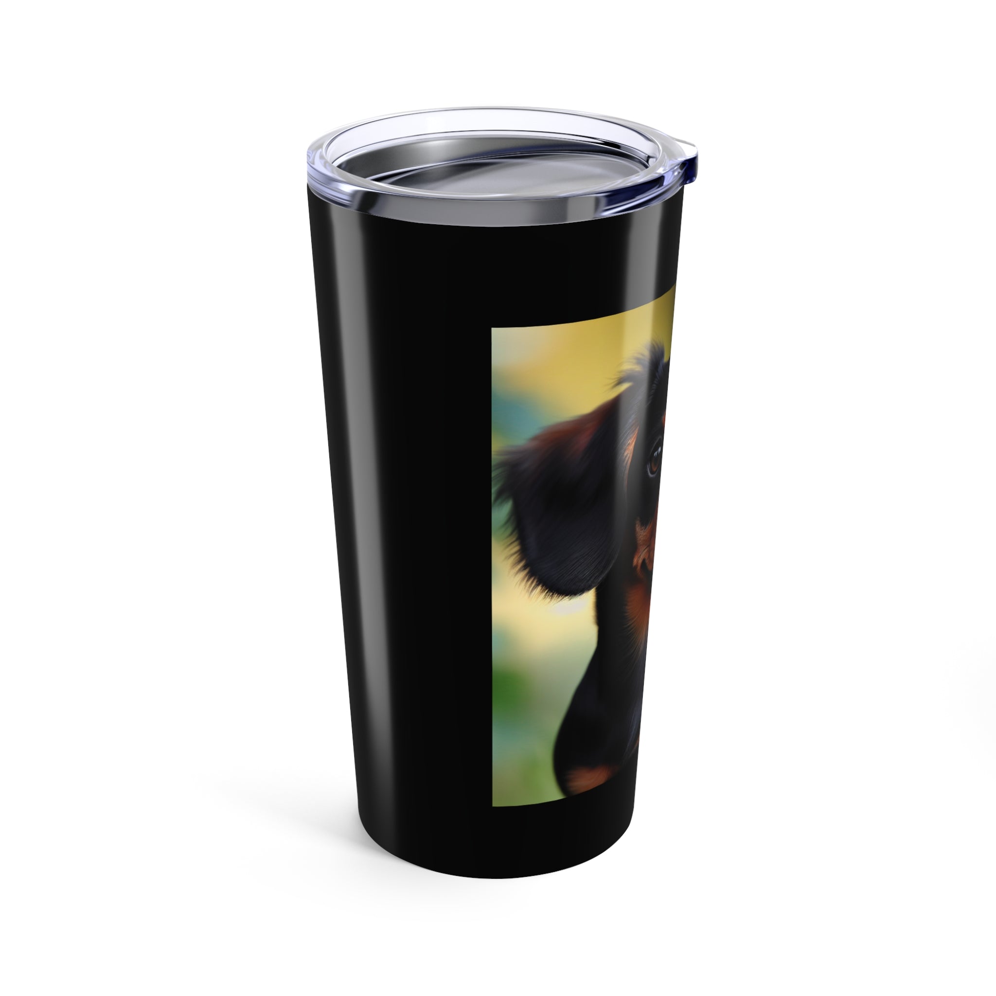 Dachshund Black/Brown Tumbler 20oz