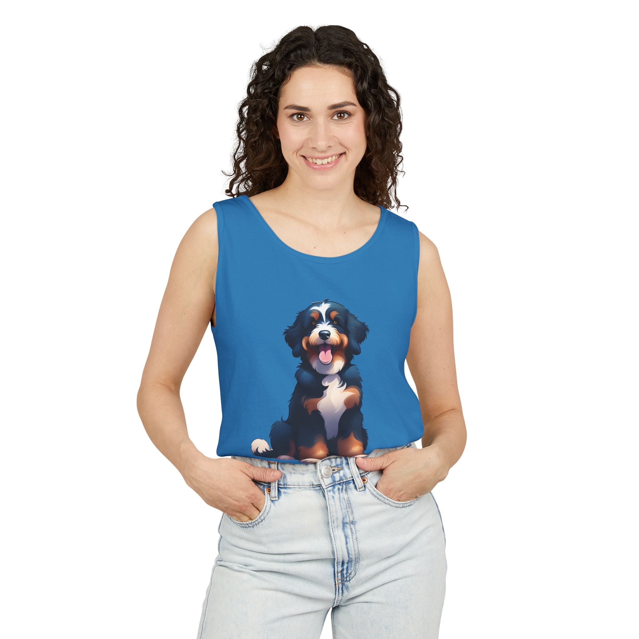 Bernedoodle Unisex Tank Top