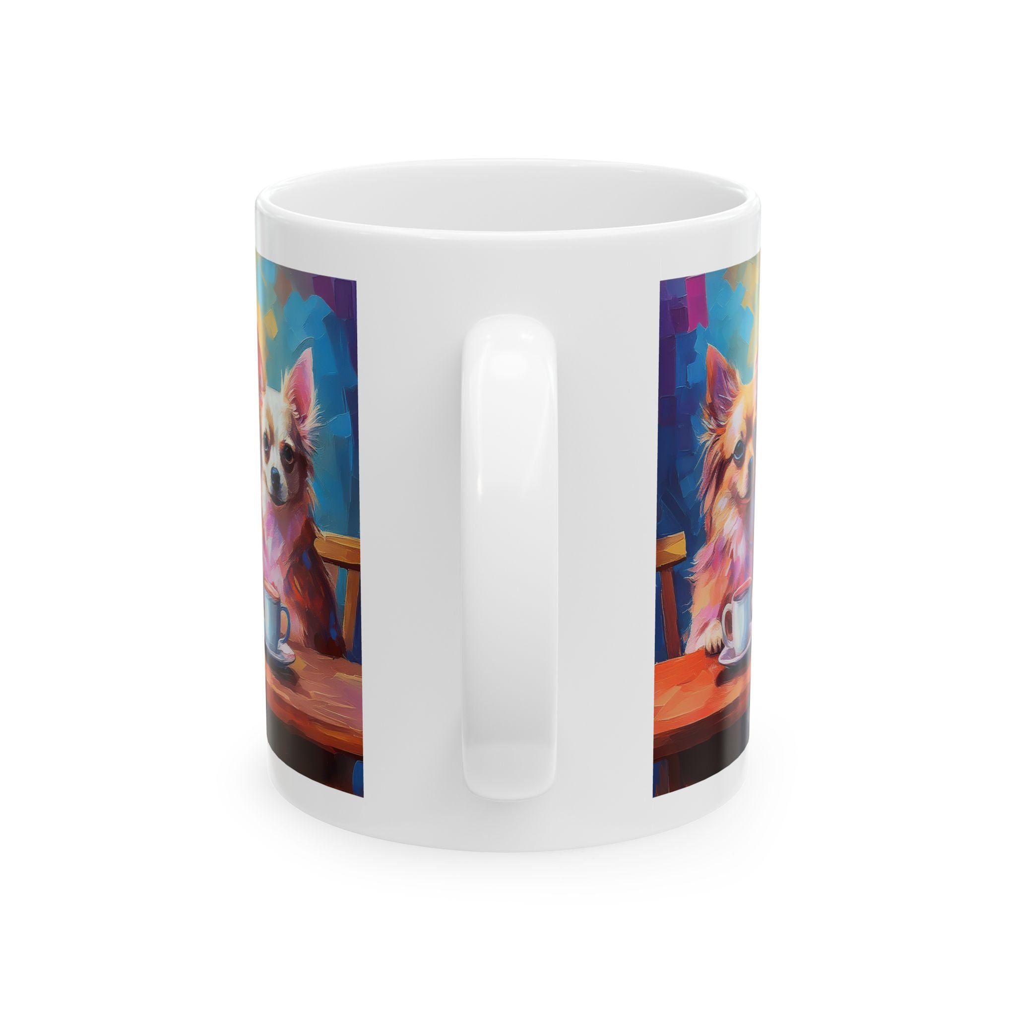 Cafe con Chihuahua Ceramic Mug, (11oz, 15oz)