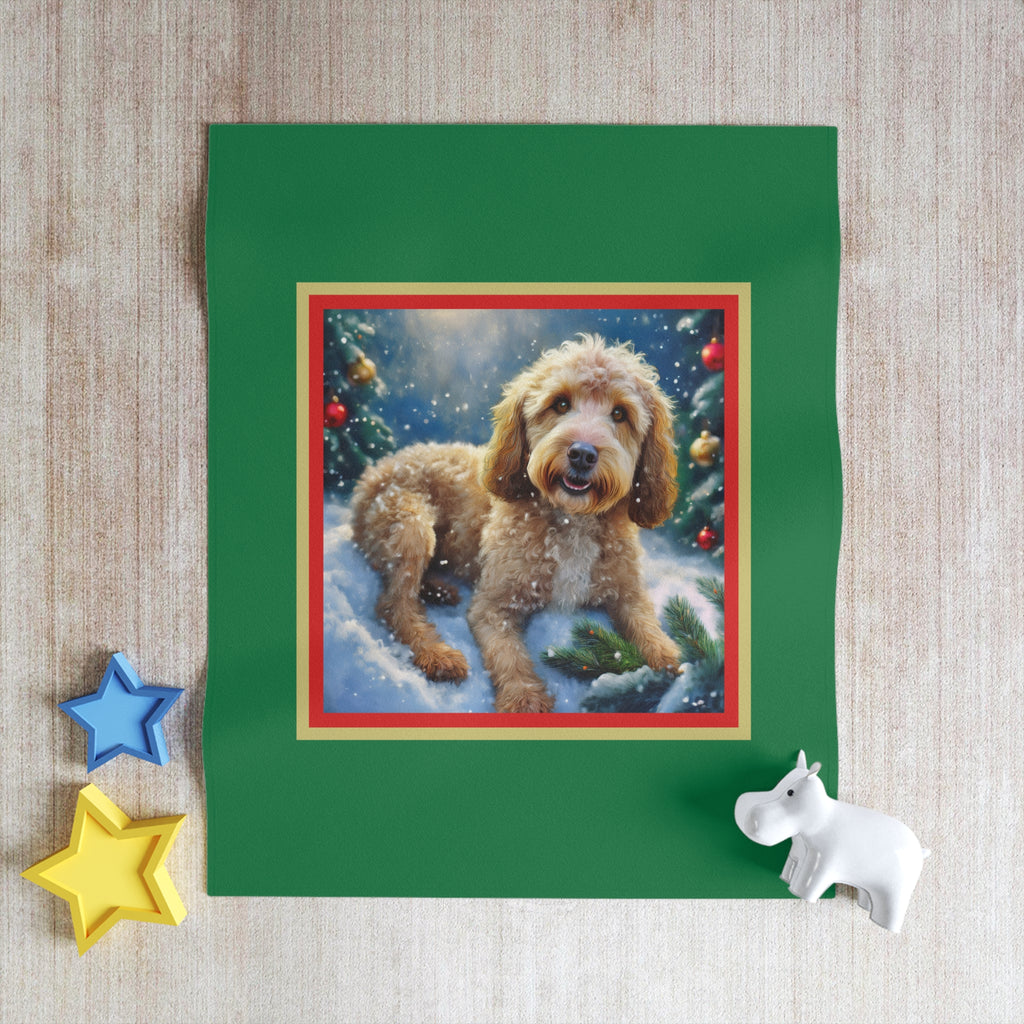 Doodle Holiday Throw Blanket