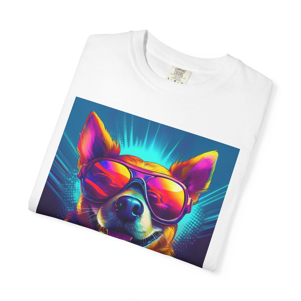 Chihuahua Cool Sunglasses Unisex Garment-Dyed T-shirt