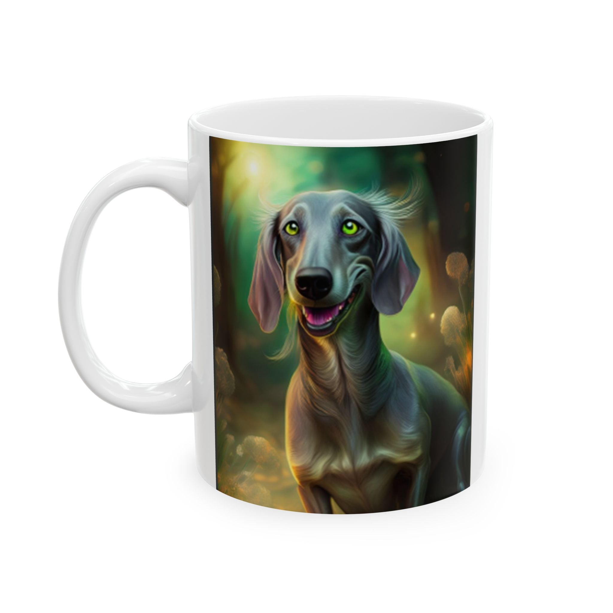 Silver Grey Dachshund Mug, (11oz, 15oz)