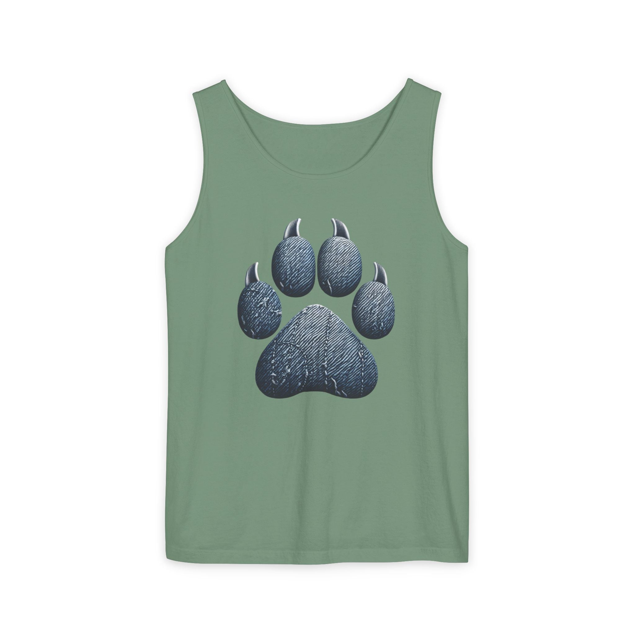 Denim Paw Unisex Tank Top
