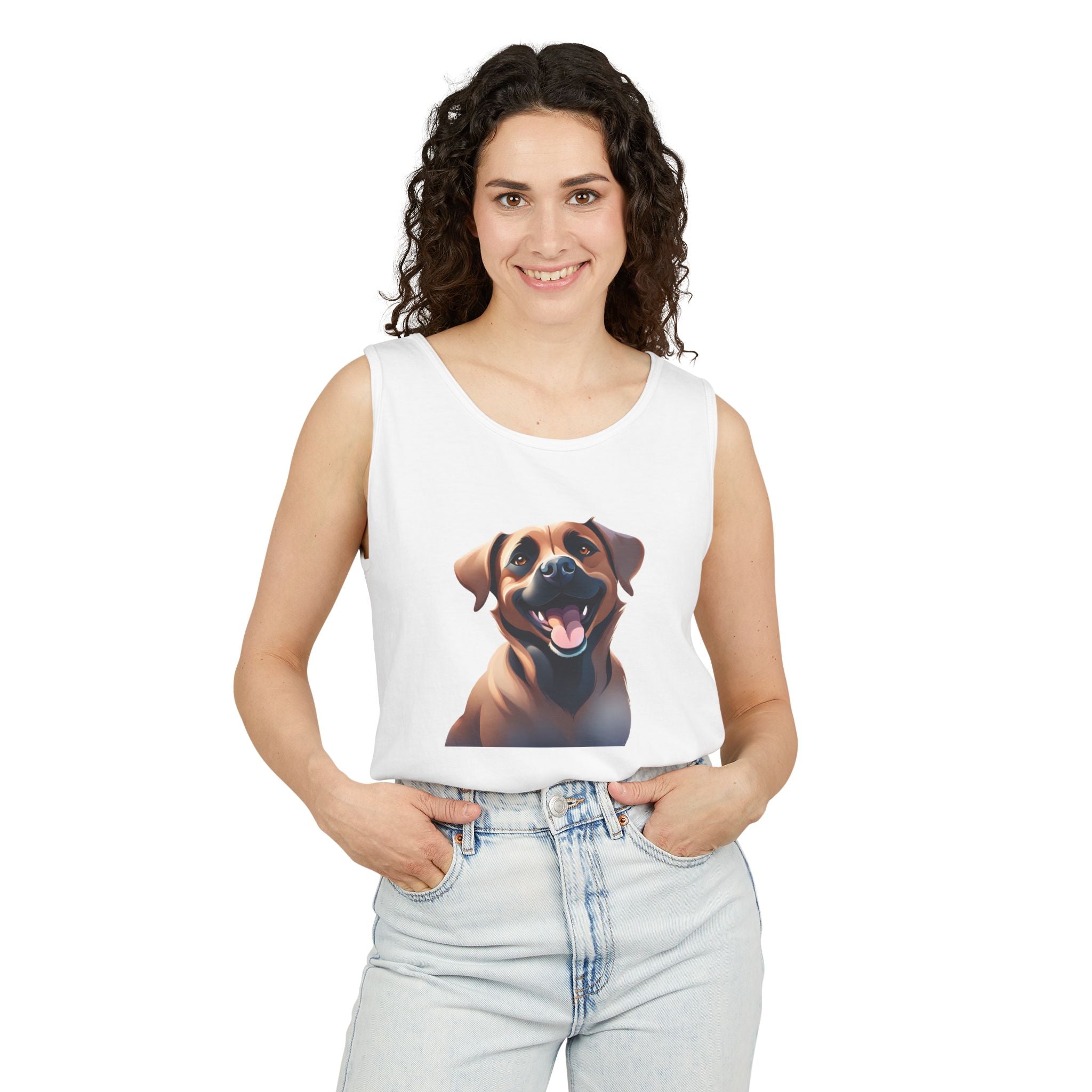 Black Mouth Cur Unisex Tank Top