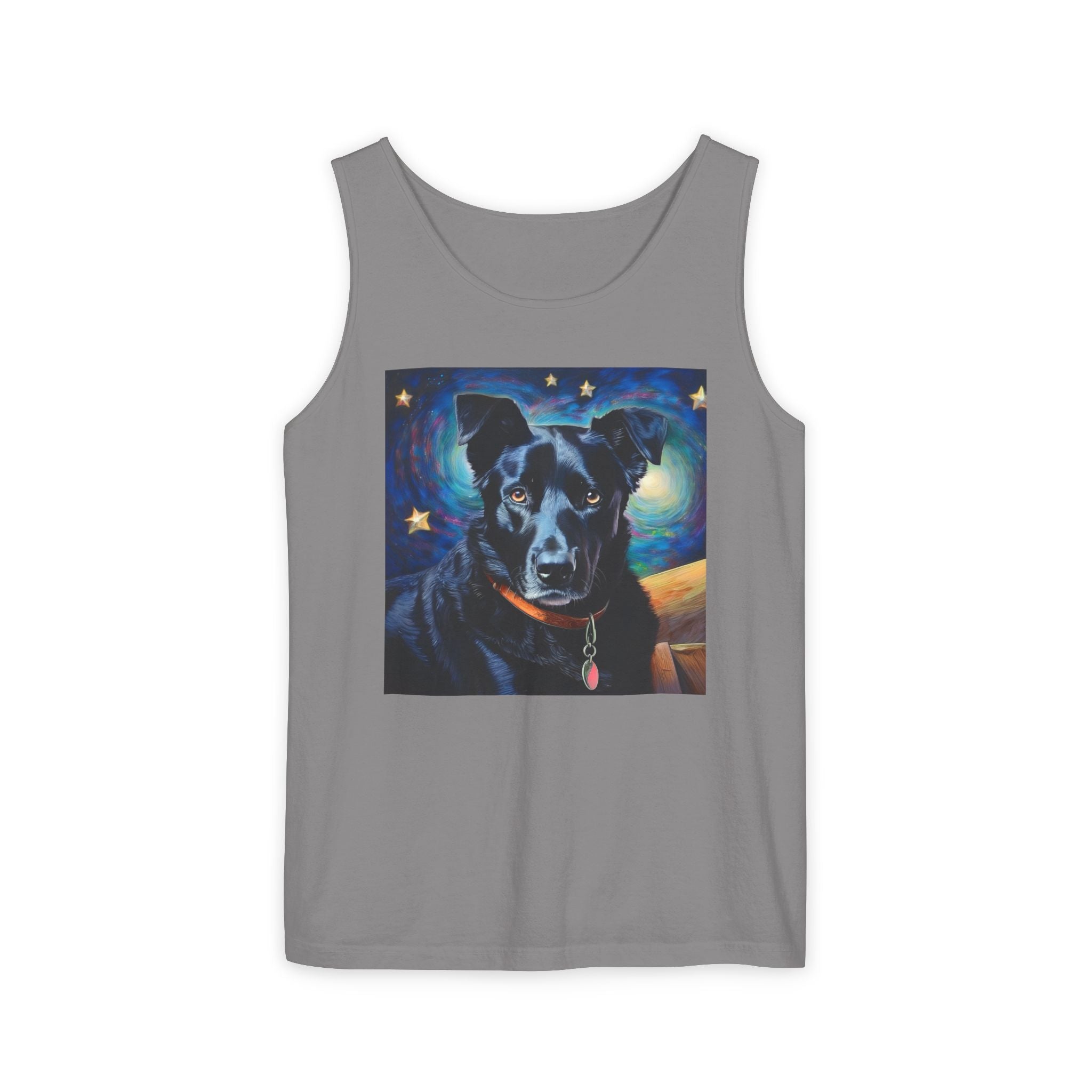 Black Shepherd Lab Stary Night Unisex Tank Top