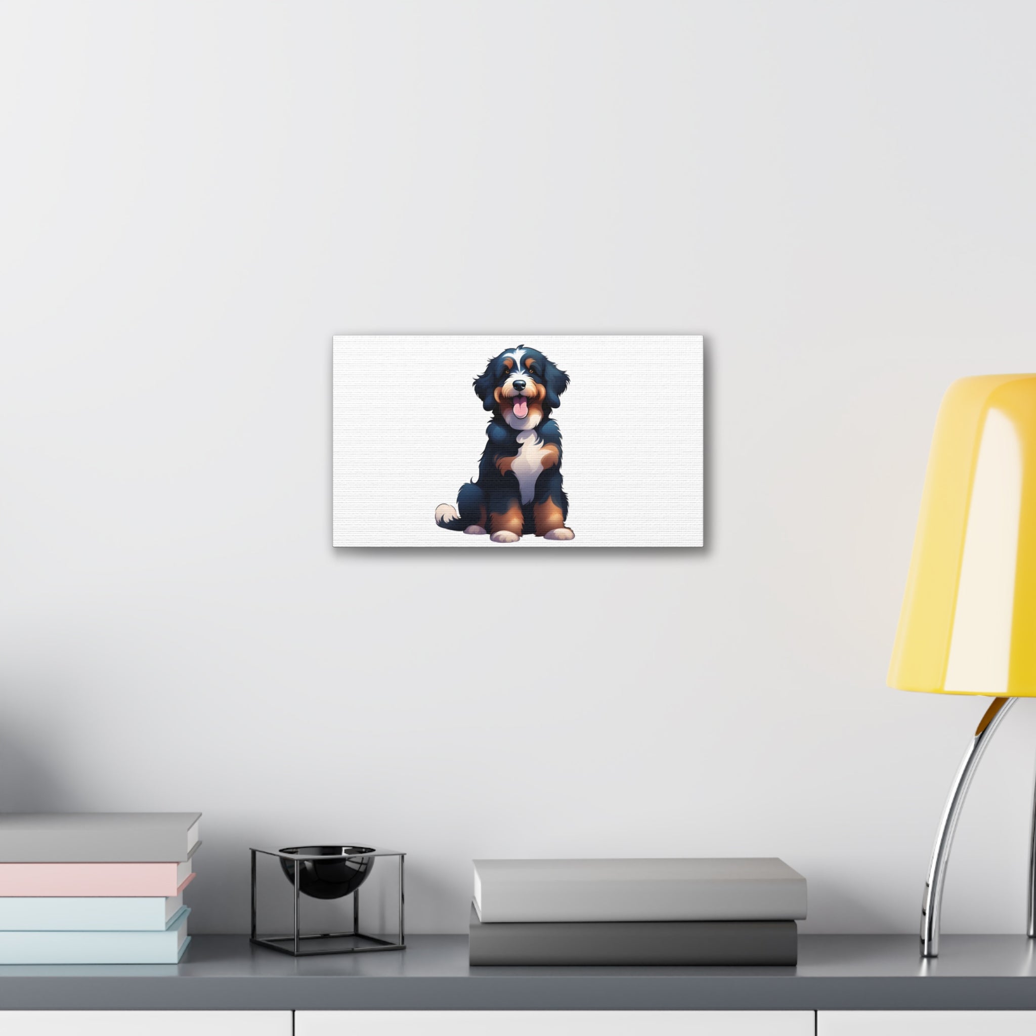 Bernedoodle Canvas Stretched, 0.75"