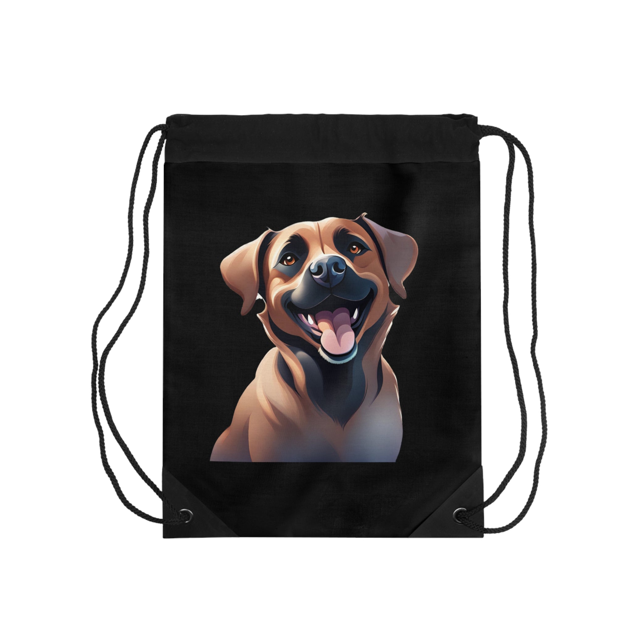 Black Mouth Cur Drawstring Bag