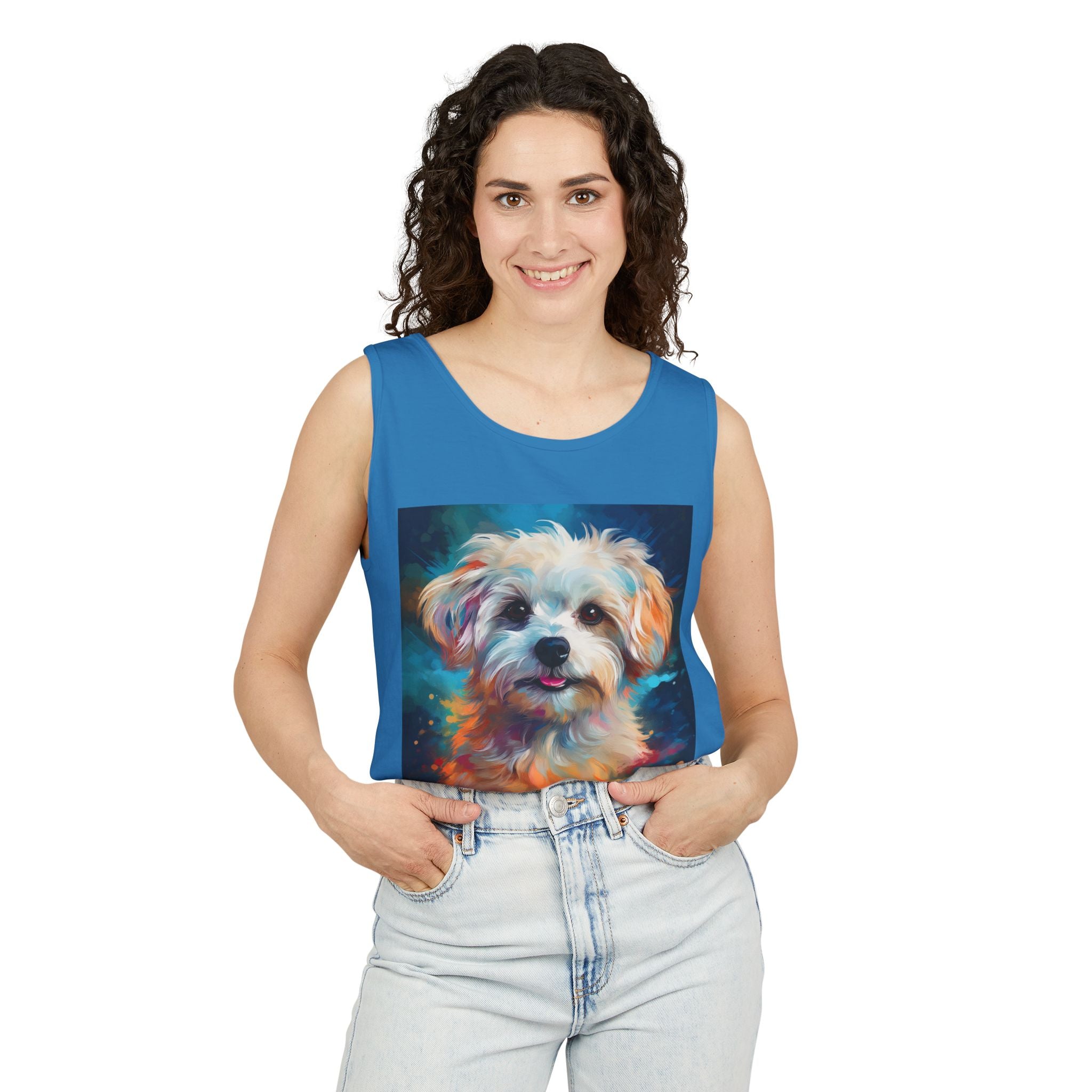 Maltese Unisex Tank Top