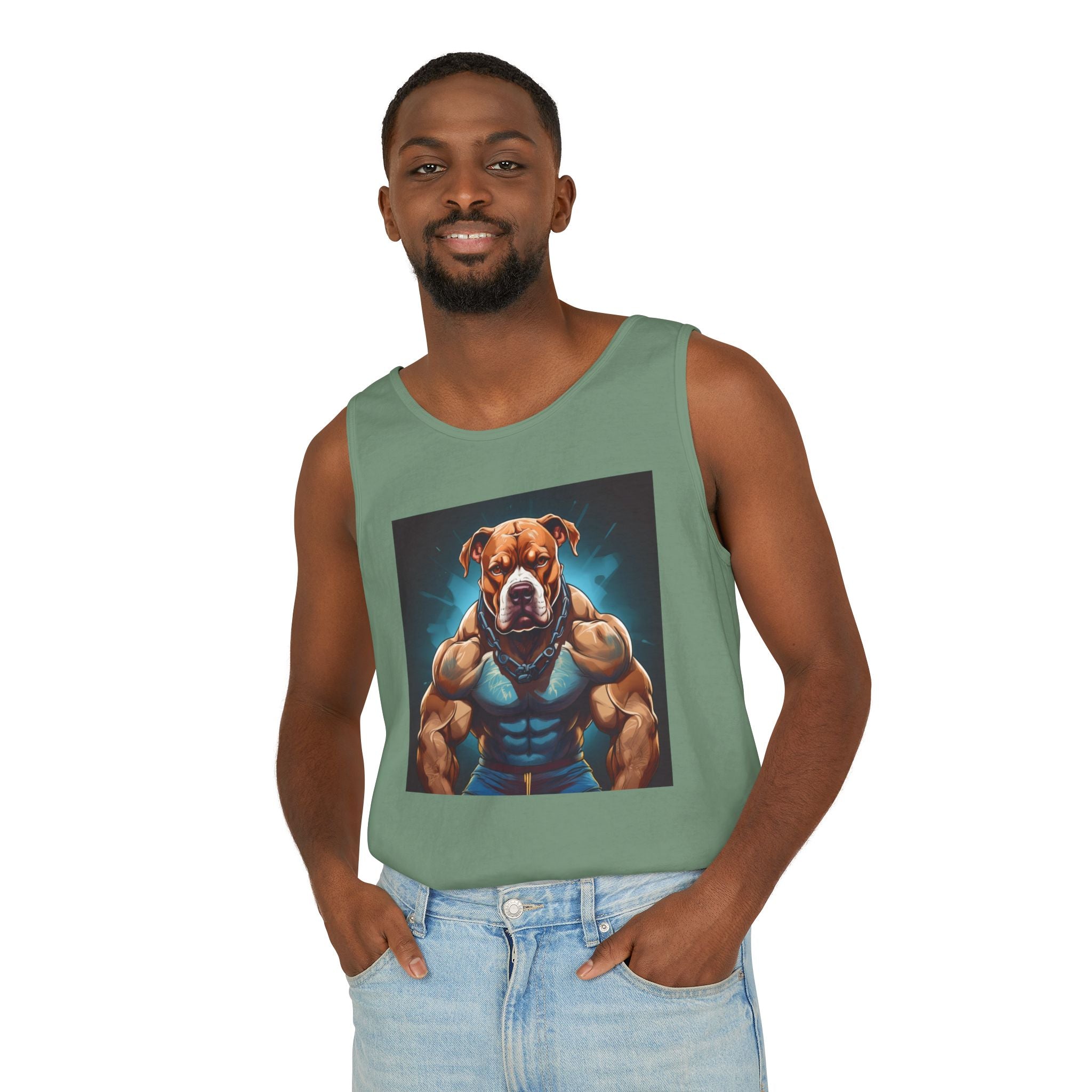 Pitbull Body Builder Unisex Tank Top