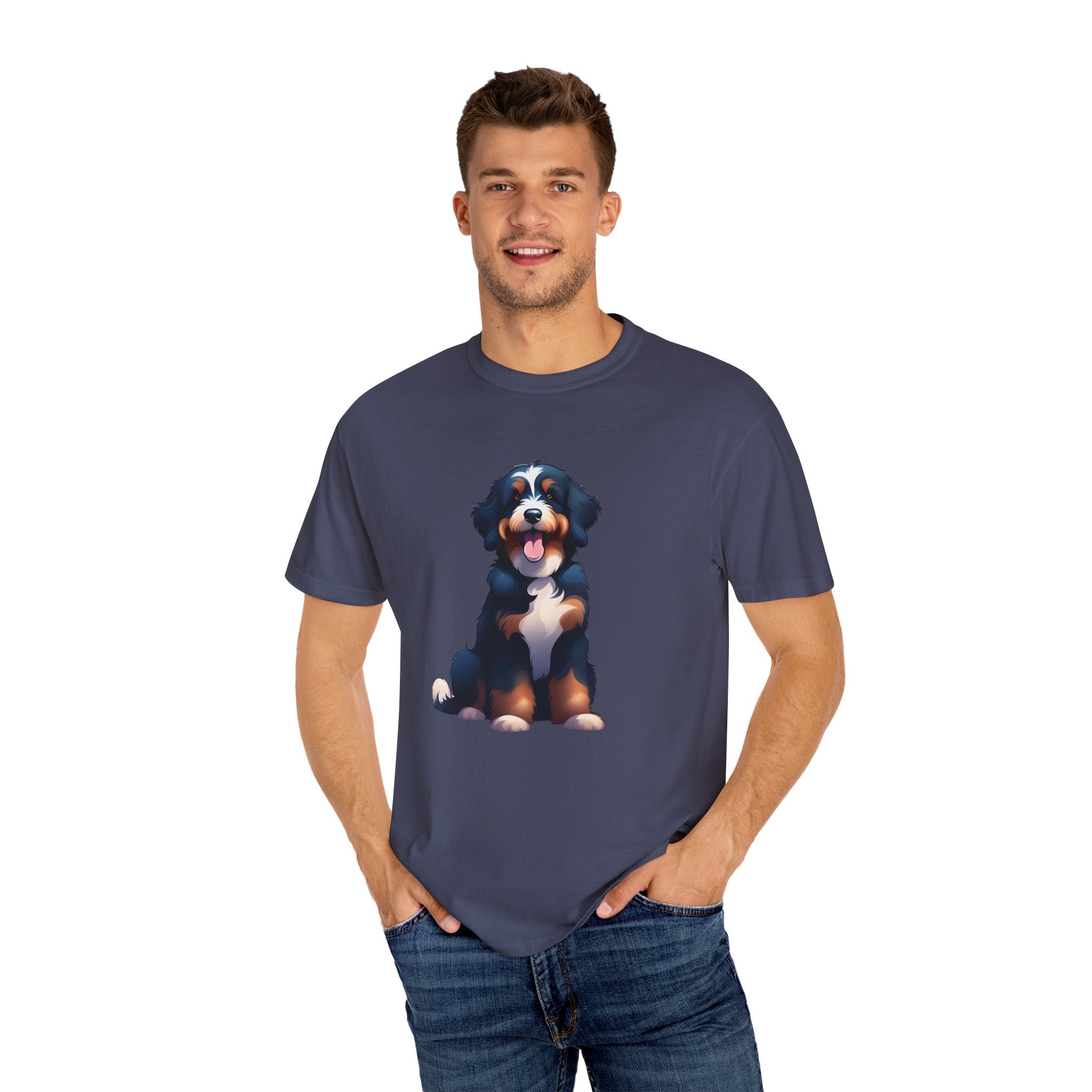 Bernedoodle Unisex Garment-Dyed T-shirt