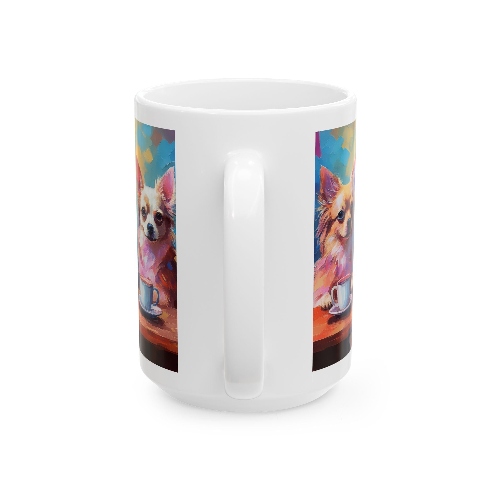 Cafe con Chihuahua Ceramic Mug, (11oz, 15oz)